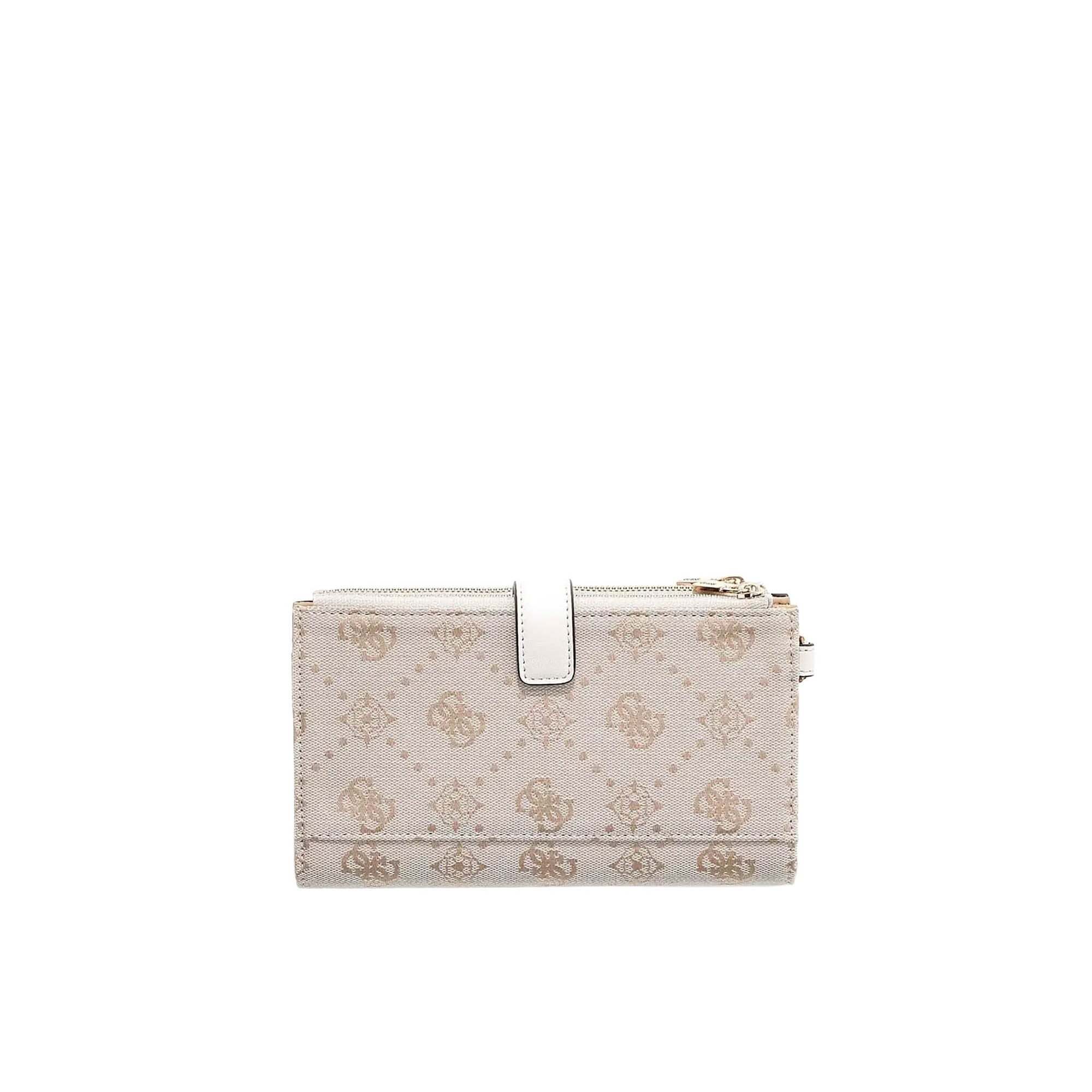Portafogli Guess donna Double zip Melinda logo panna - Image 2