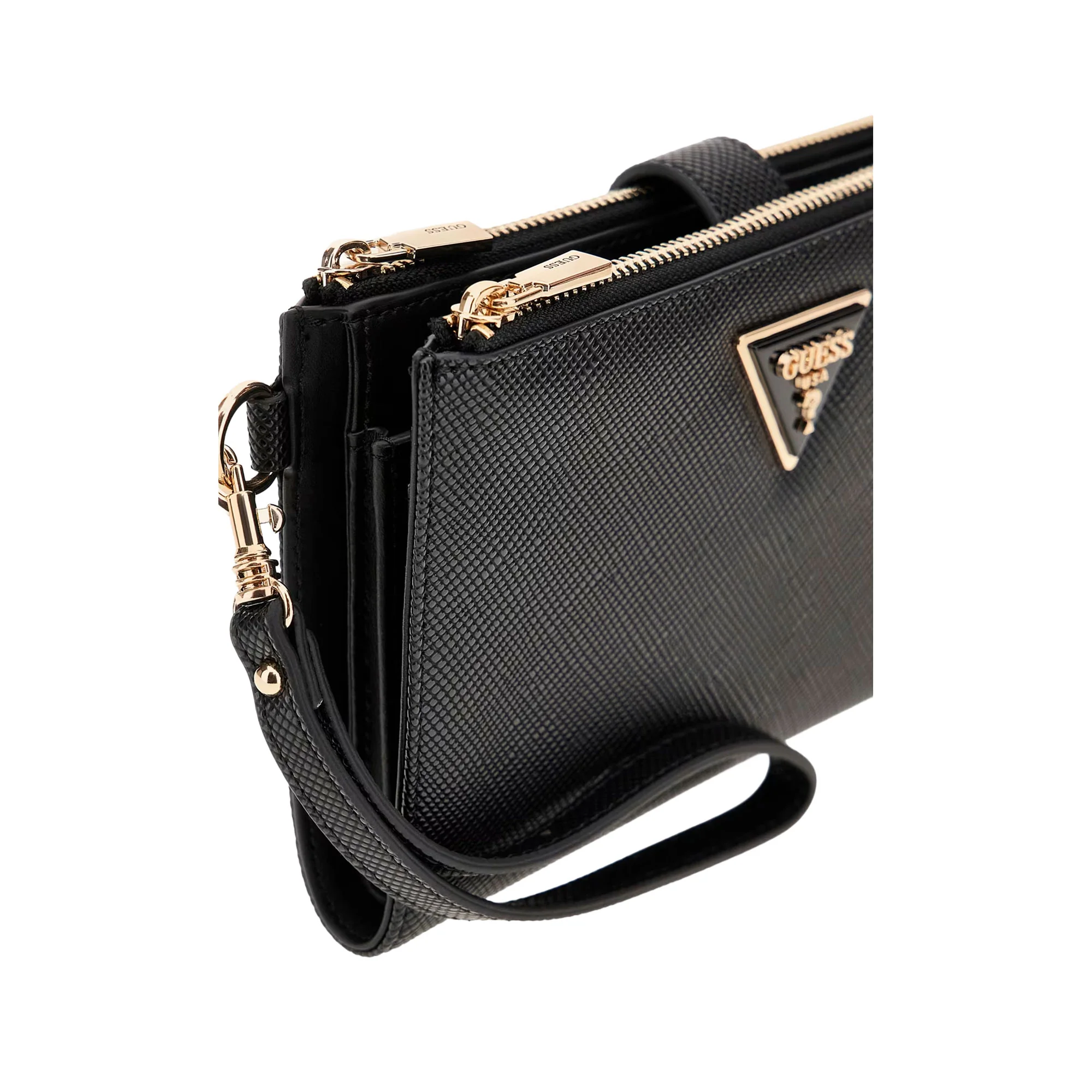 Portafogli Guess donna Double Zipe Laurel II nero - Image 3