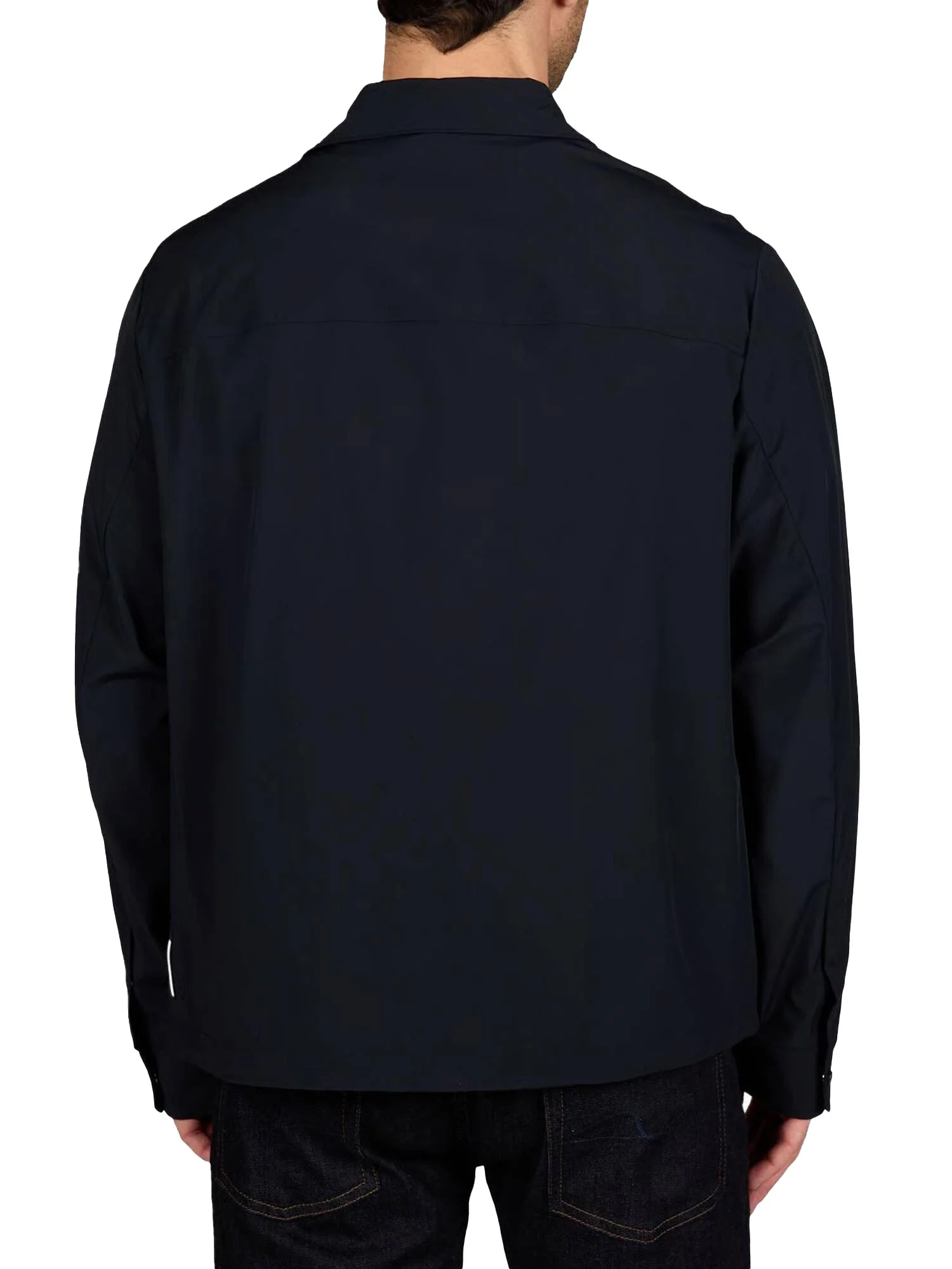 Overshirt Armani Exchange uomo Poly blu - Image 2