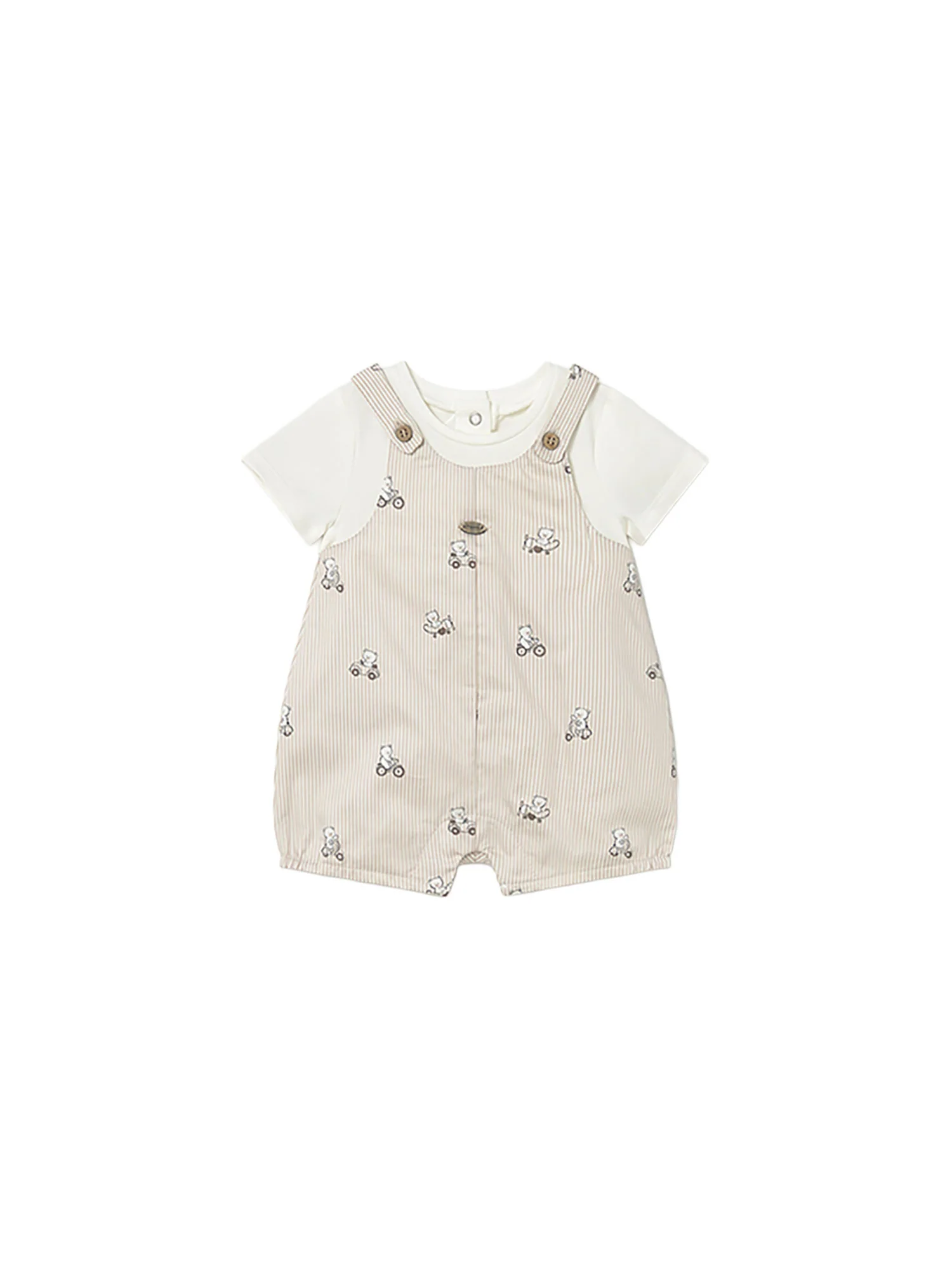 Pagliaccetto Mayoral Neonato salopette teddy topo