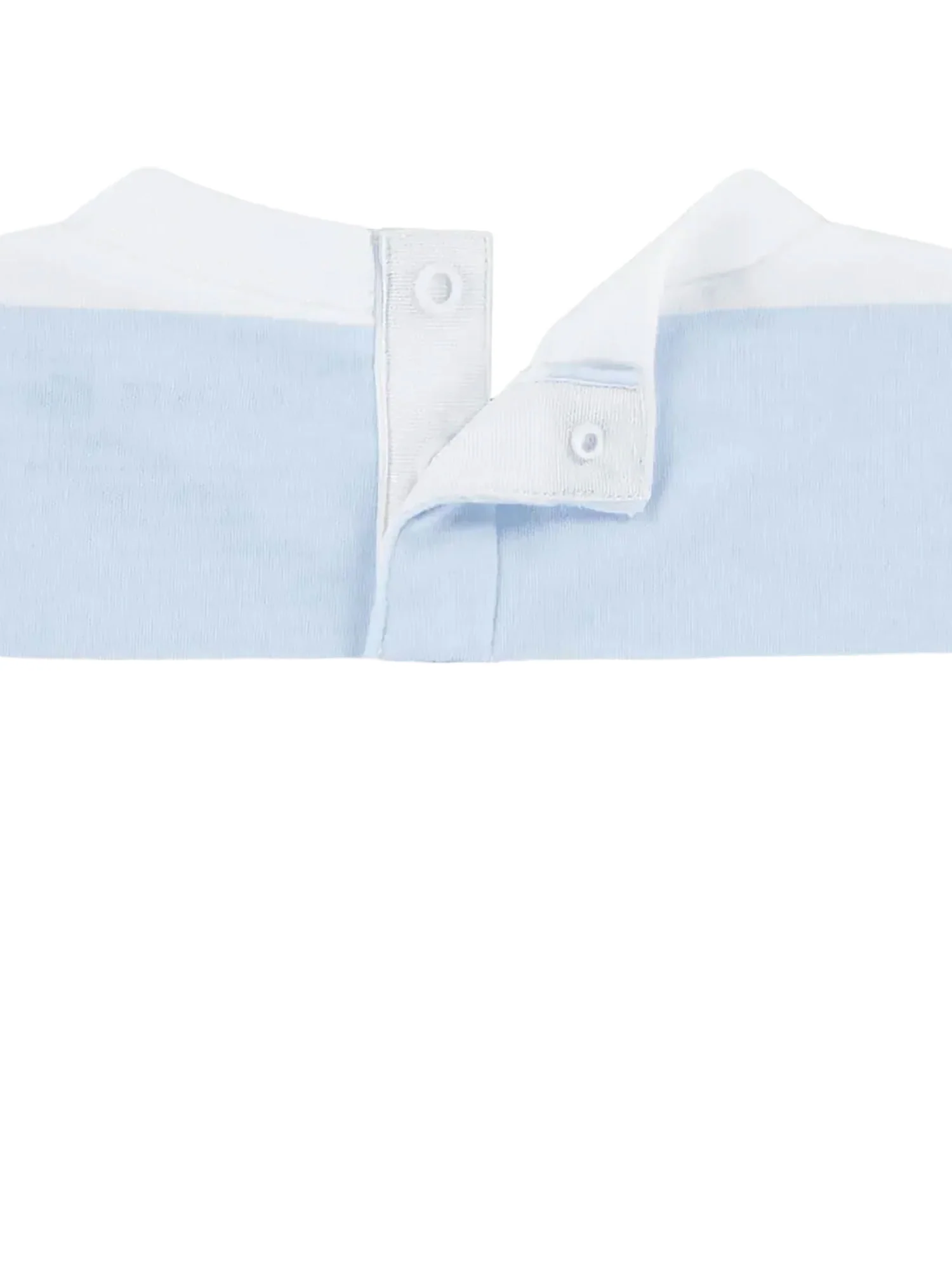 Pagliaccetto manica corta Lacoste neonato stripe celeste - Image 4