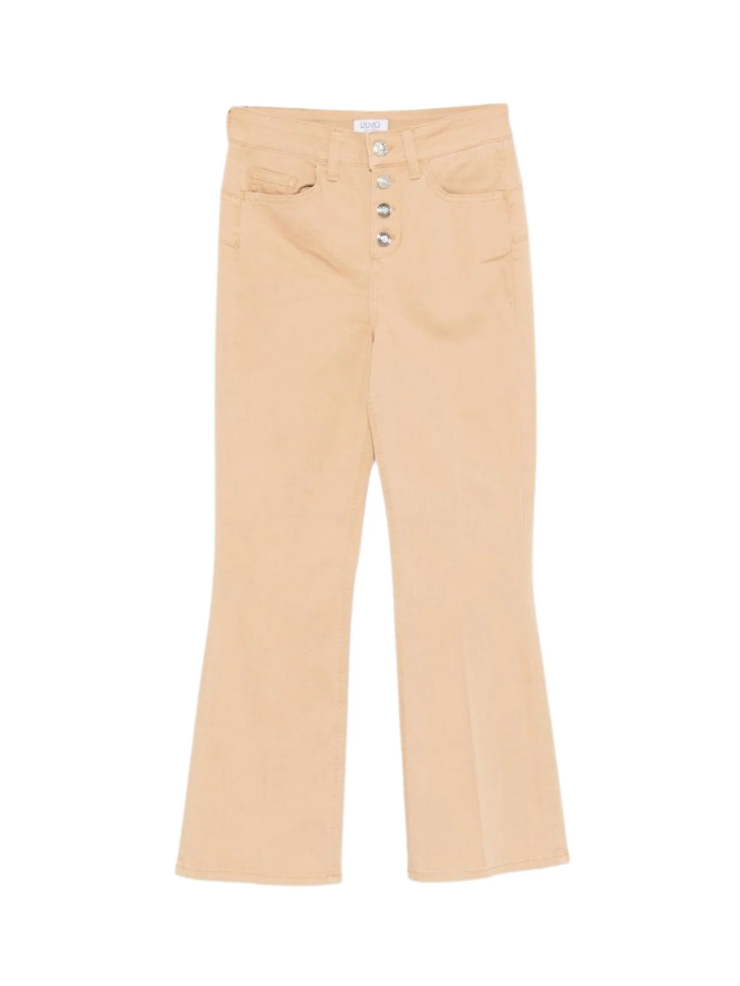 Pantaloni cinque tasche B.Up Liu Jo donna modello Princess HW beige - Image 3