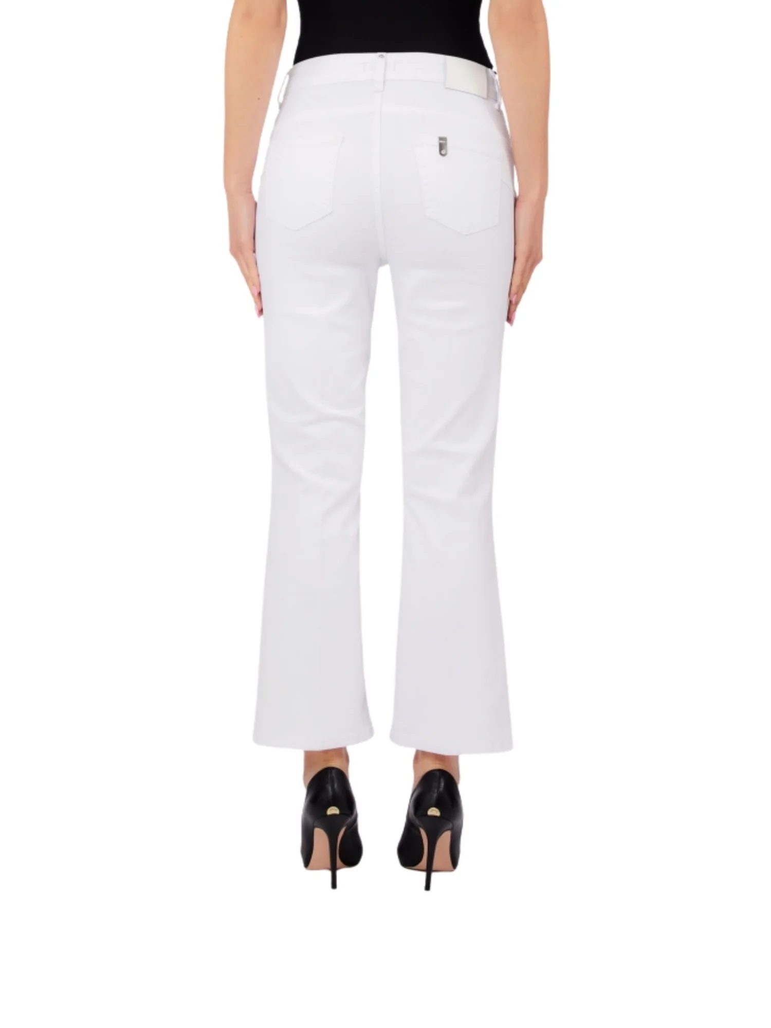 Pantaloni cinque tasche B.Up Liu Jo donna modello Princess HW bianco - Image 2