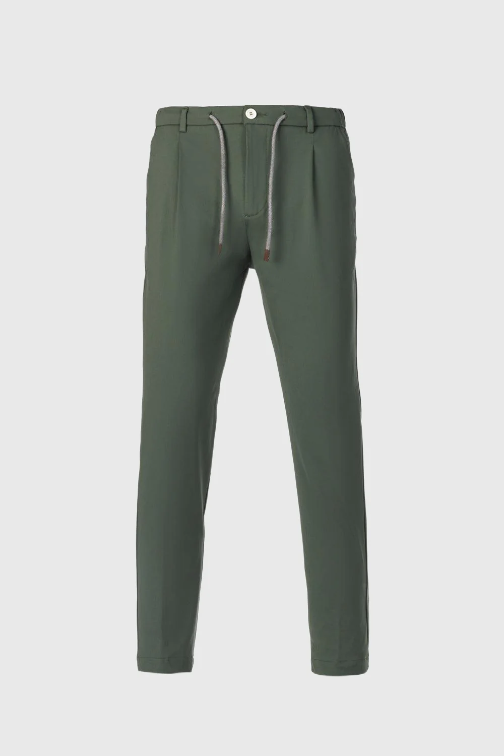 Pantalone tasche america travel in tessuto idrorepellente verdone