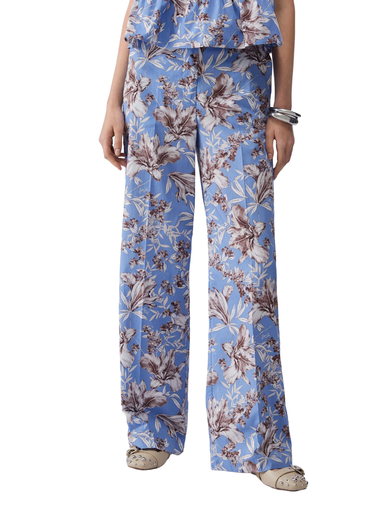 Pantaloni Liu Jo Donna ts. America stampato  fantasia