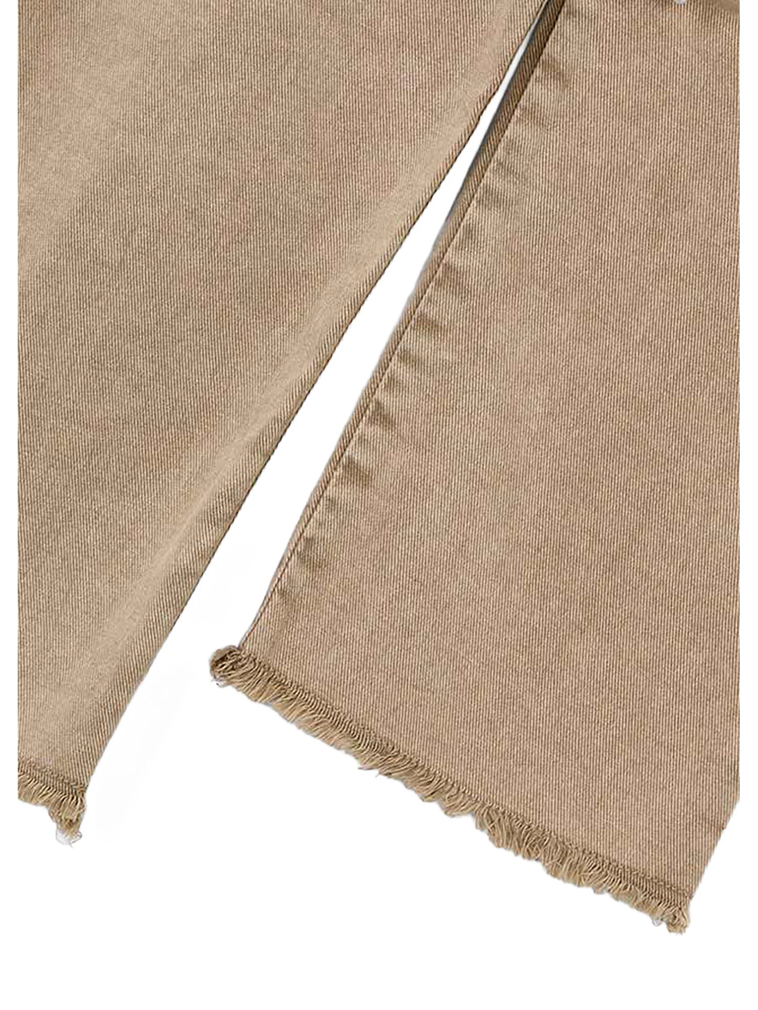 Pantalone Mayoral Bambina 5 tasche palazzo in twill beige - Image 3