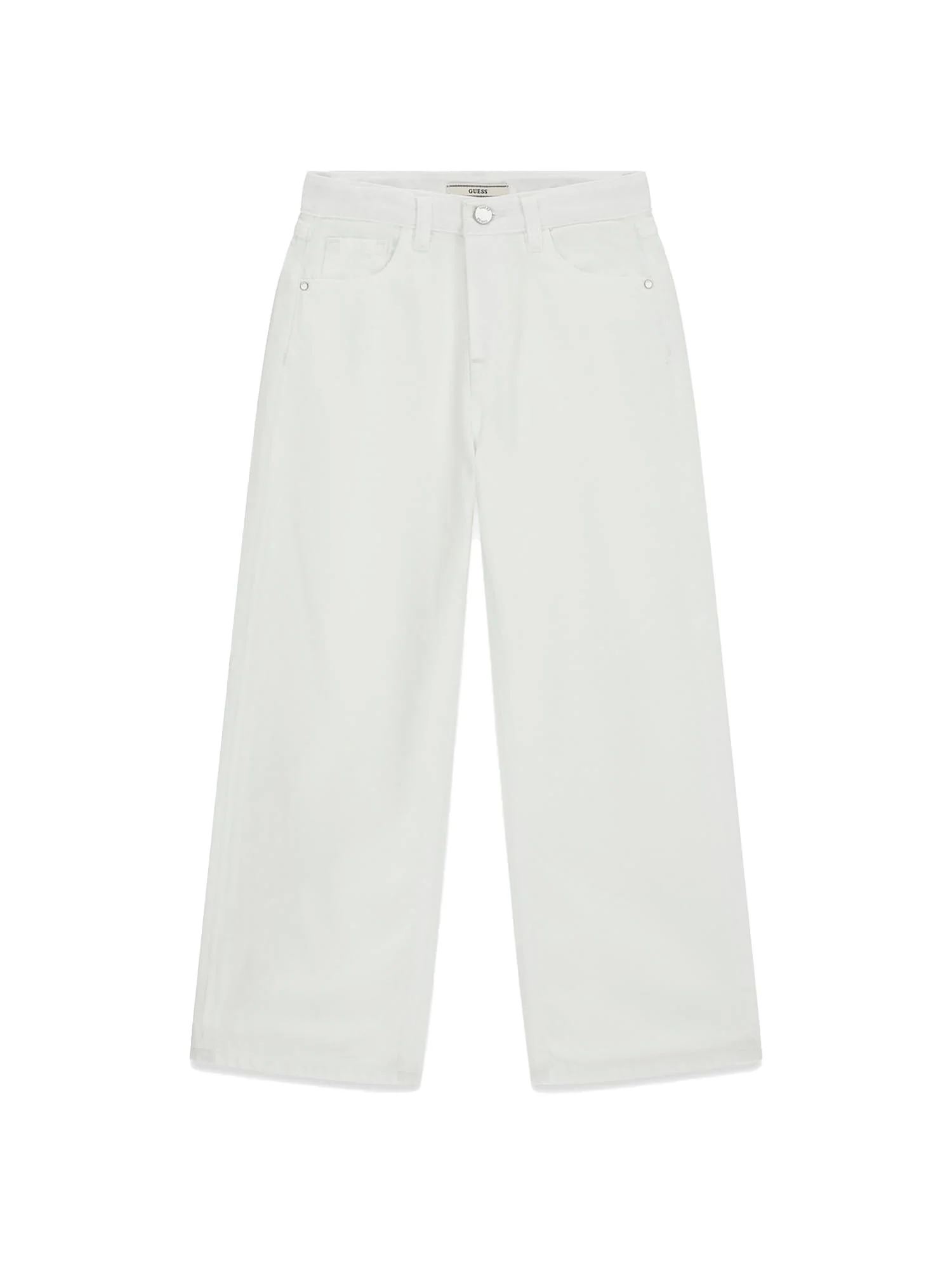 Pantalone Guess Ragazza 90s denim color bianco