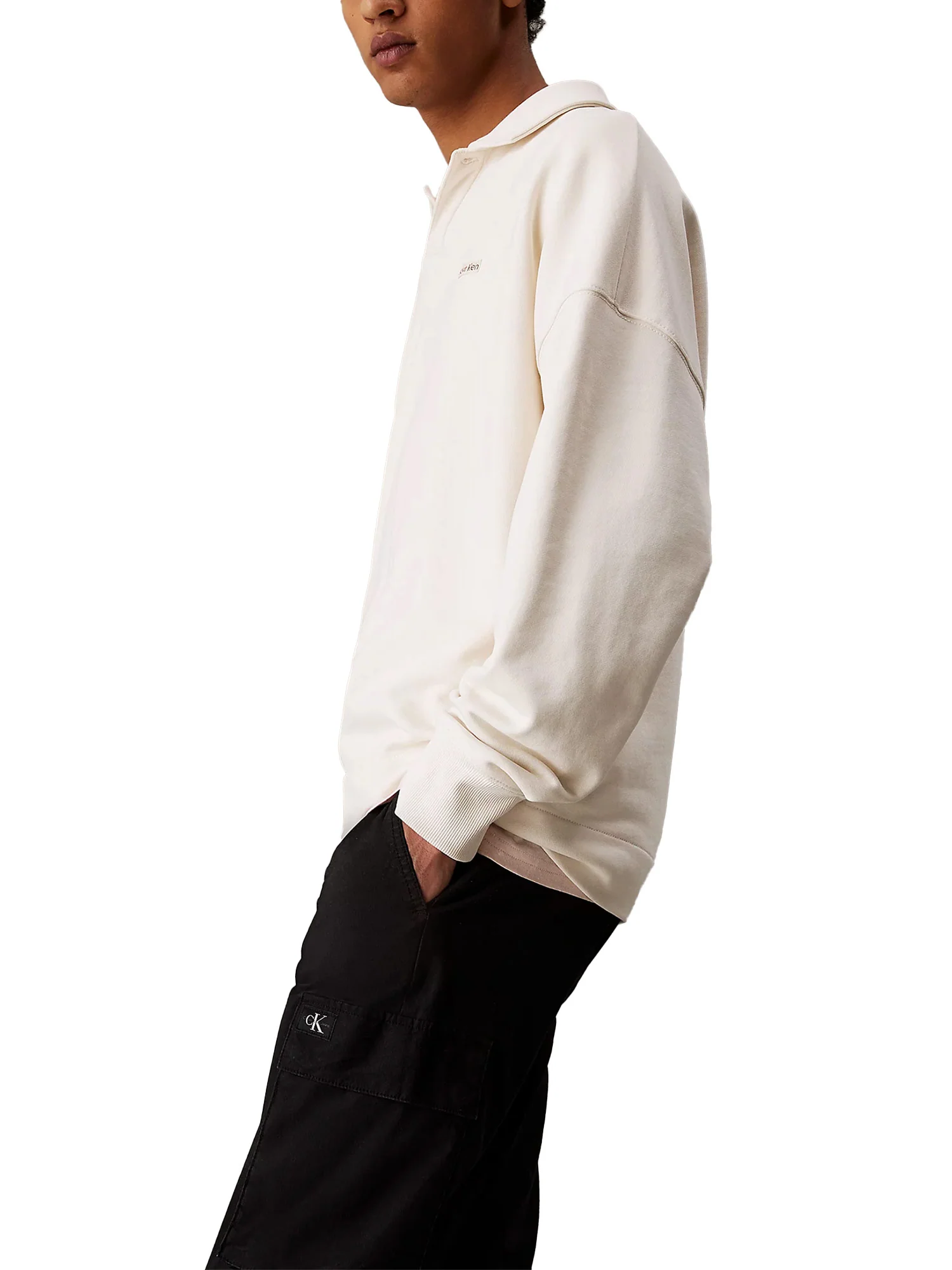 Pantalone cargo ripstop skinny fit nero - Image 4