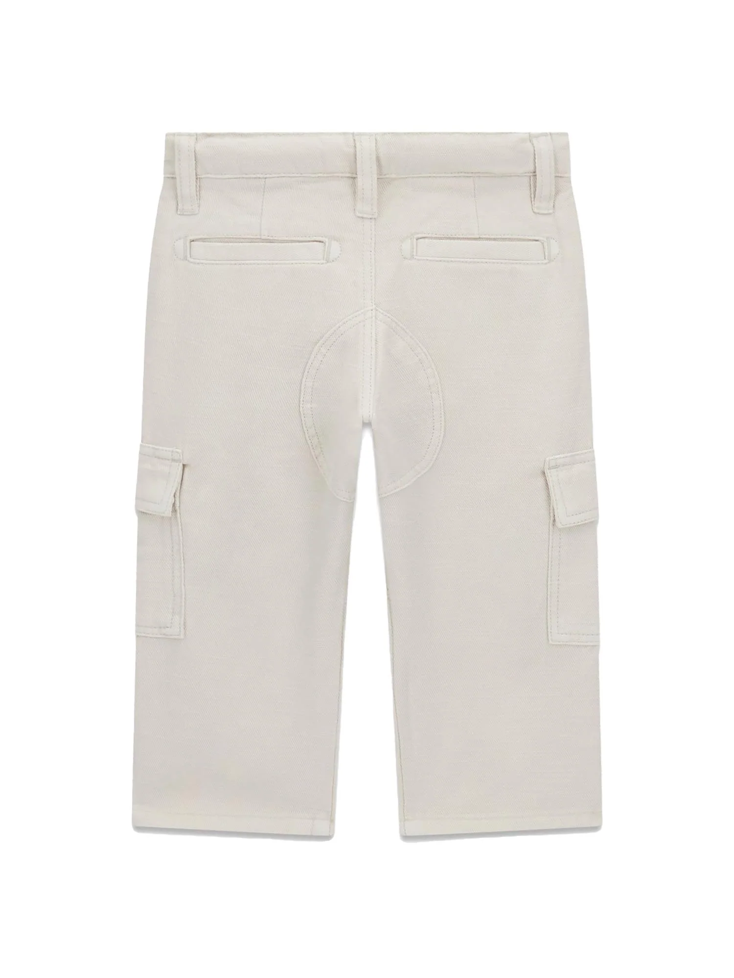 Pantalone Guess Neonato cargo in twill grigio - Image 2
