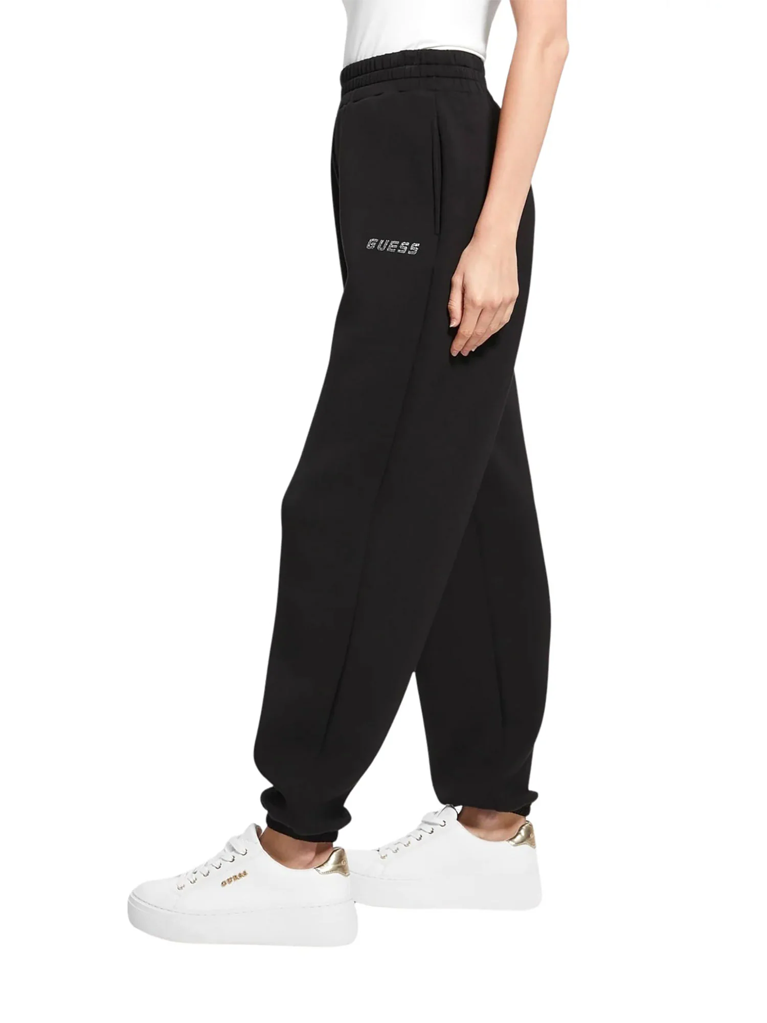Pantalone Guess Donna cecilia scuba nero - Image 2