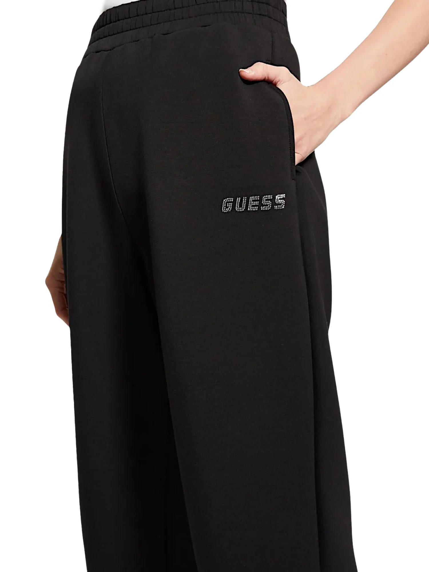 Pantalone Guess Donna cecilia scuba nero - Image 4