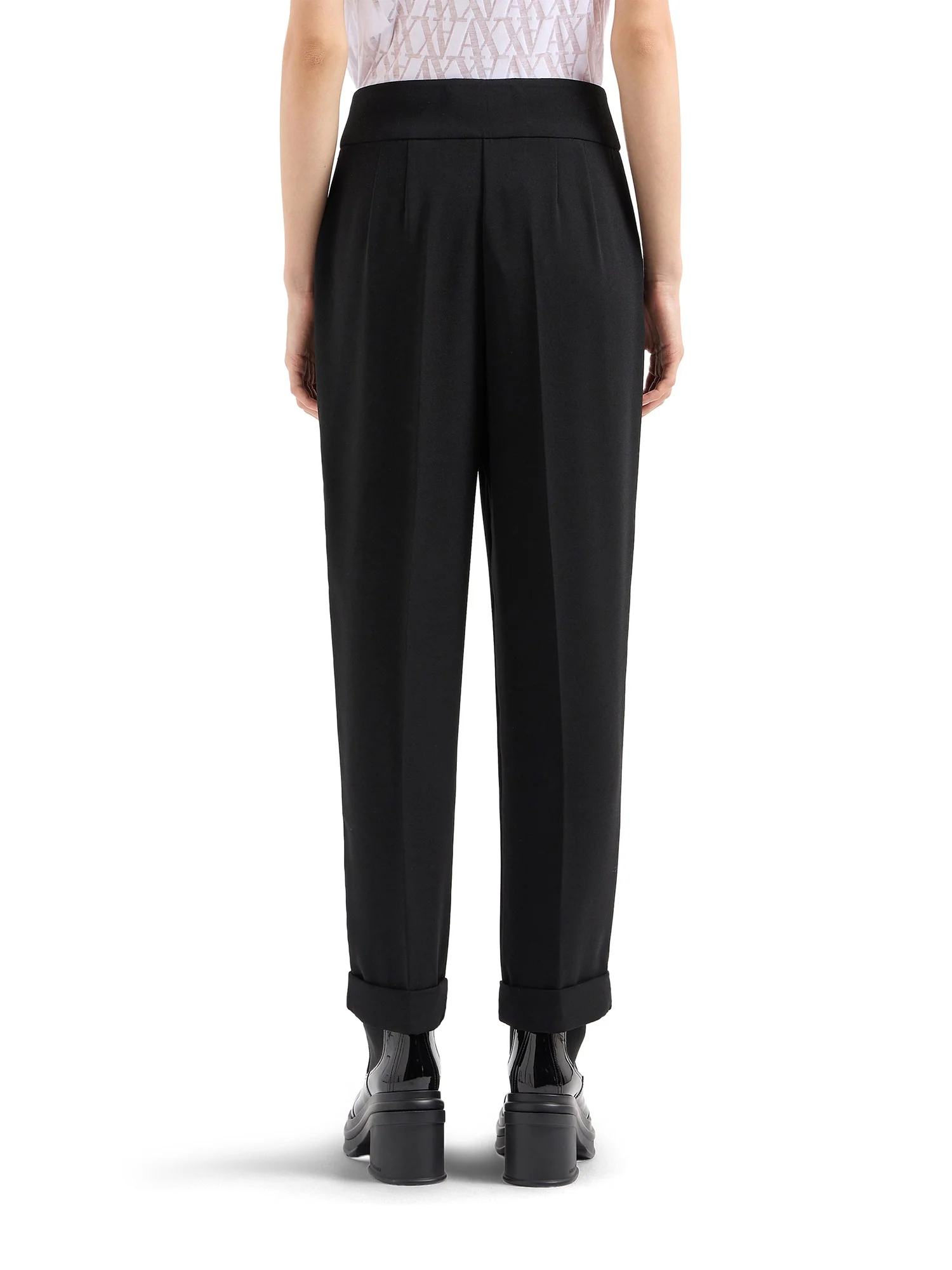 Pantalone chino con pence nero - Image 2
