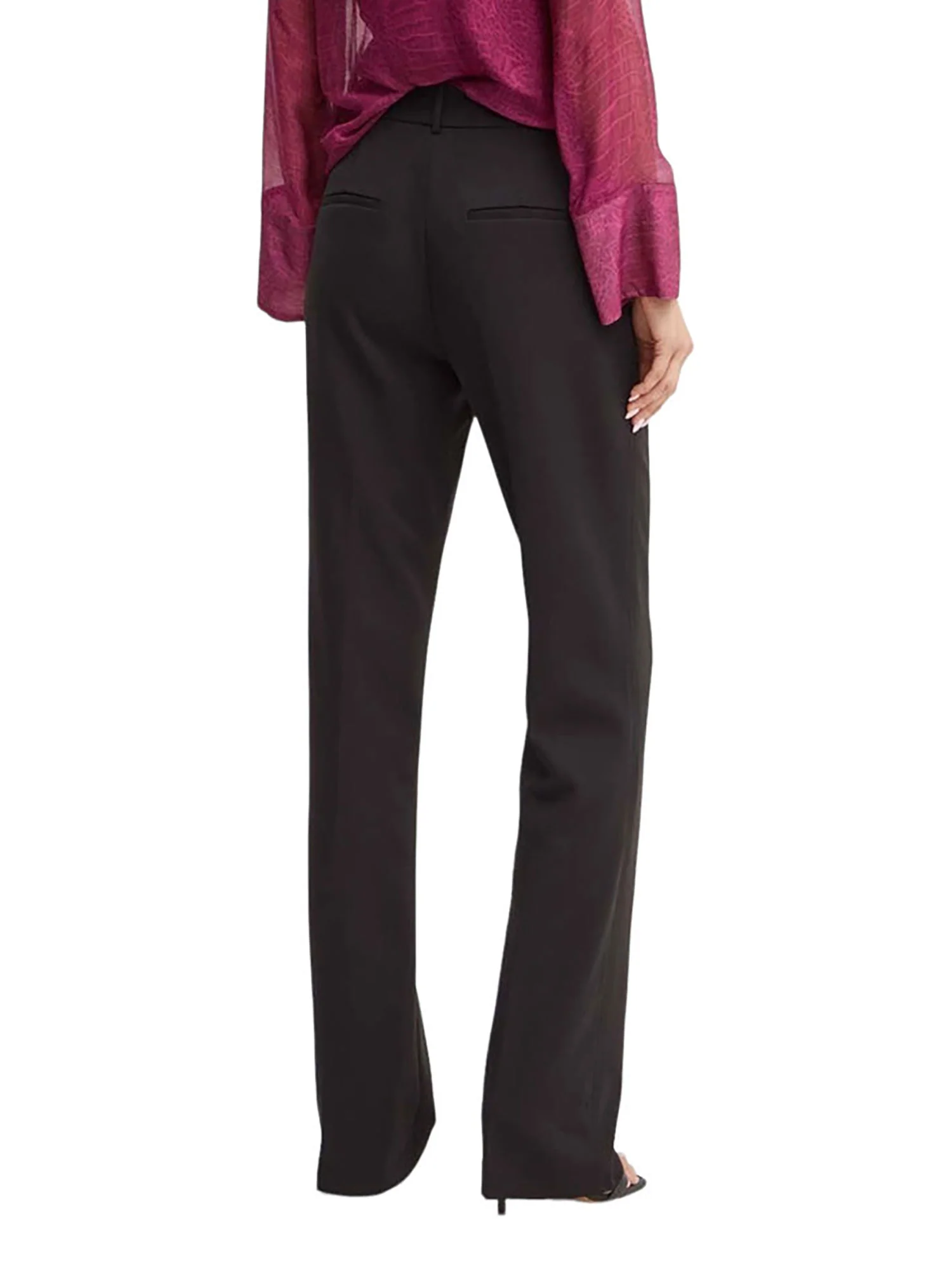Pantalone chino new Carla crepe nero - Image 2