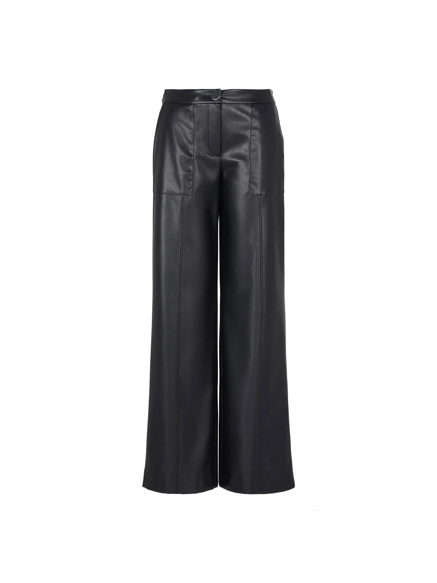 Pantalone chino palazzo nero - Image 4