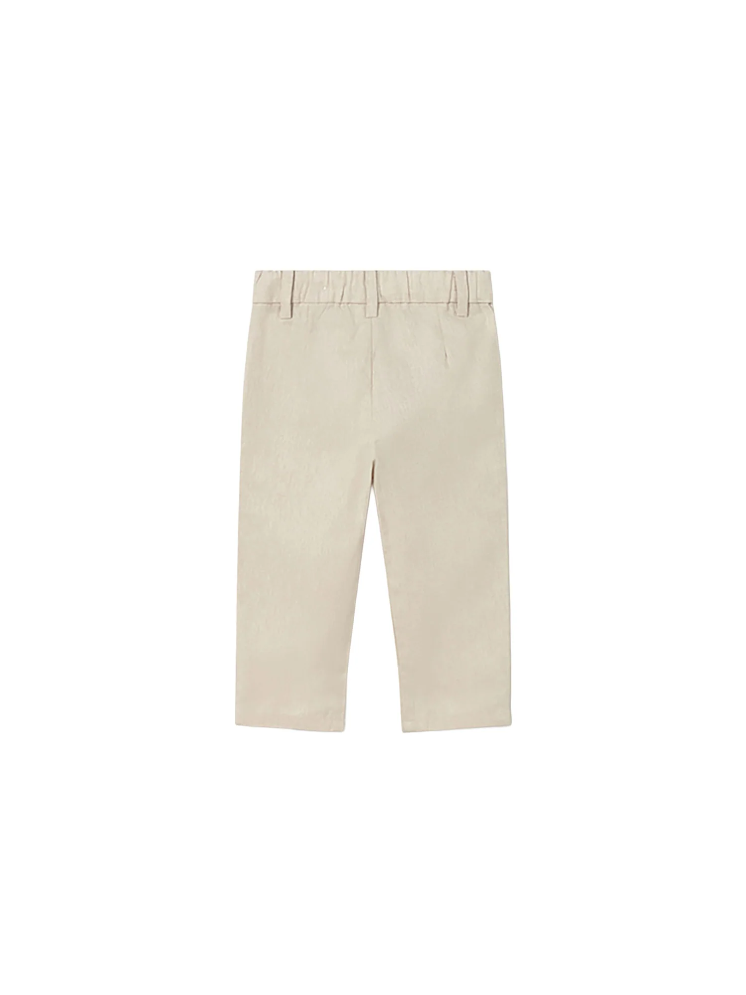 Pantalone Mayoral Bambino elegante in lino avena - Image 2