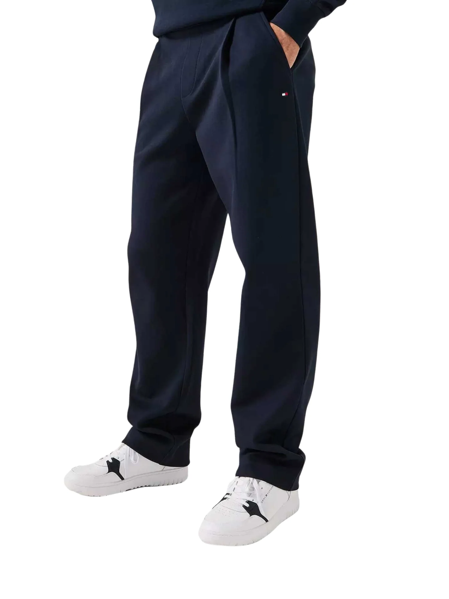 Pantalone Tommy Hilfiger modello essential intechno blu