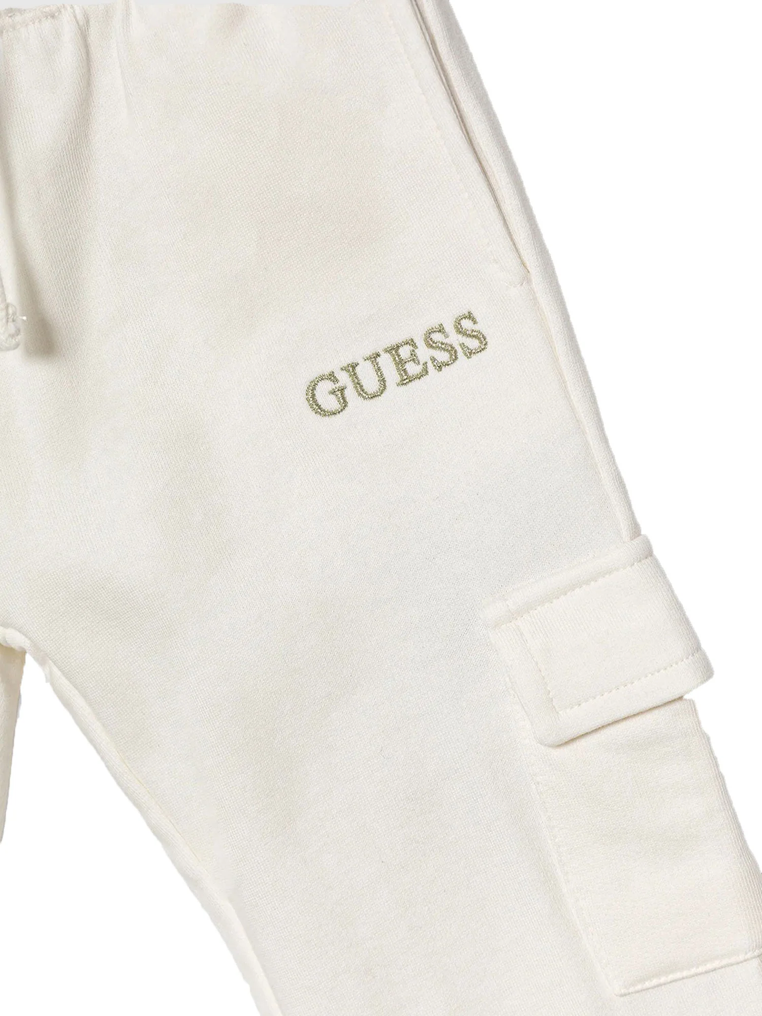 Pantalone felpa cargo Guess bambina crema - Image 3