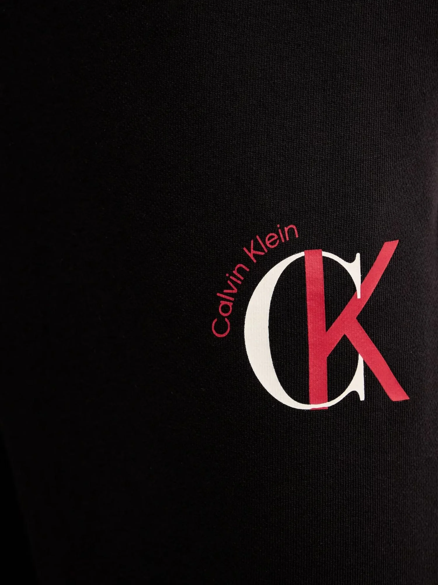 Pantalone in felpa Calvin Klein Jeans modello graphic 350terry nero - Image 3