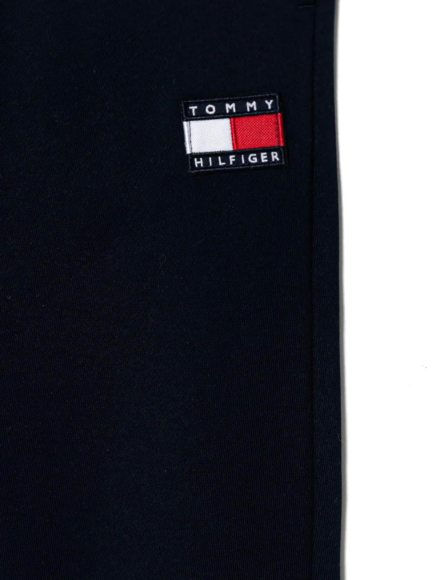 Pantalone Tommy Hilfigher Bambino in felpa heritage flag blu - Image 3