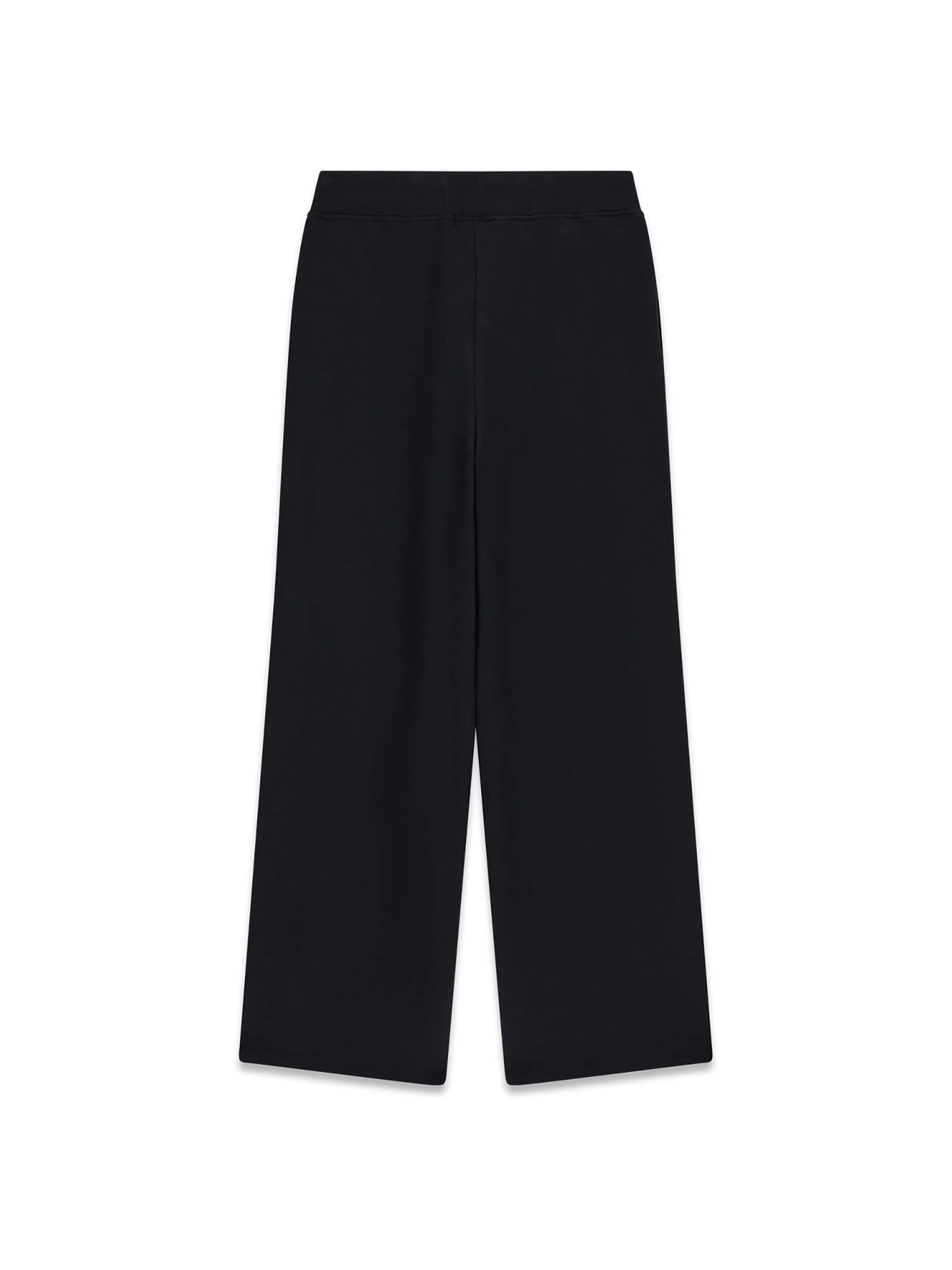 Pantalone Guess Bambina in felpa a palazzo mini logo nero - Image 2