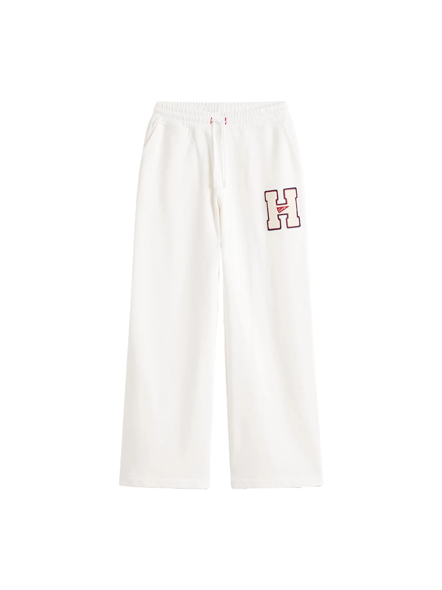 Pantalone joggers con applique logo bianco antico - Image 4