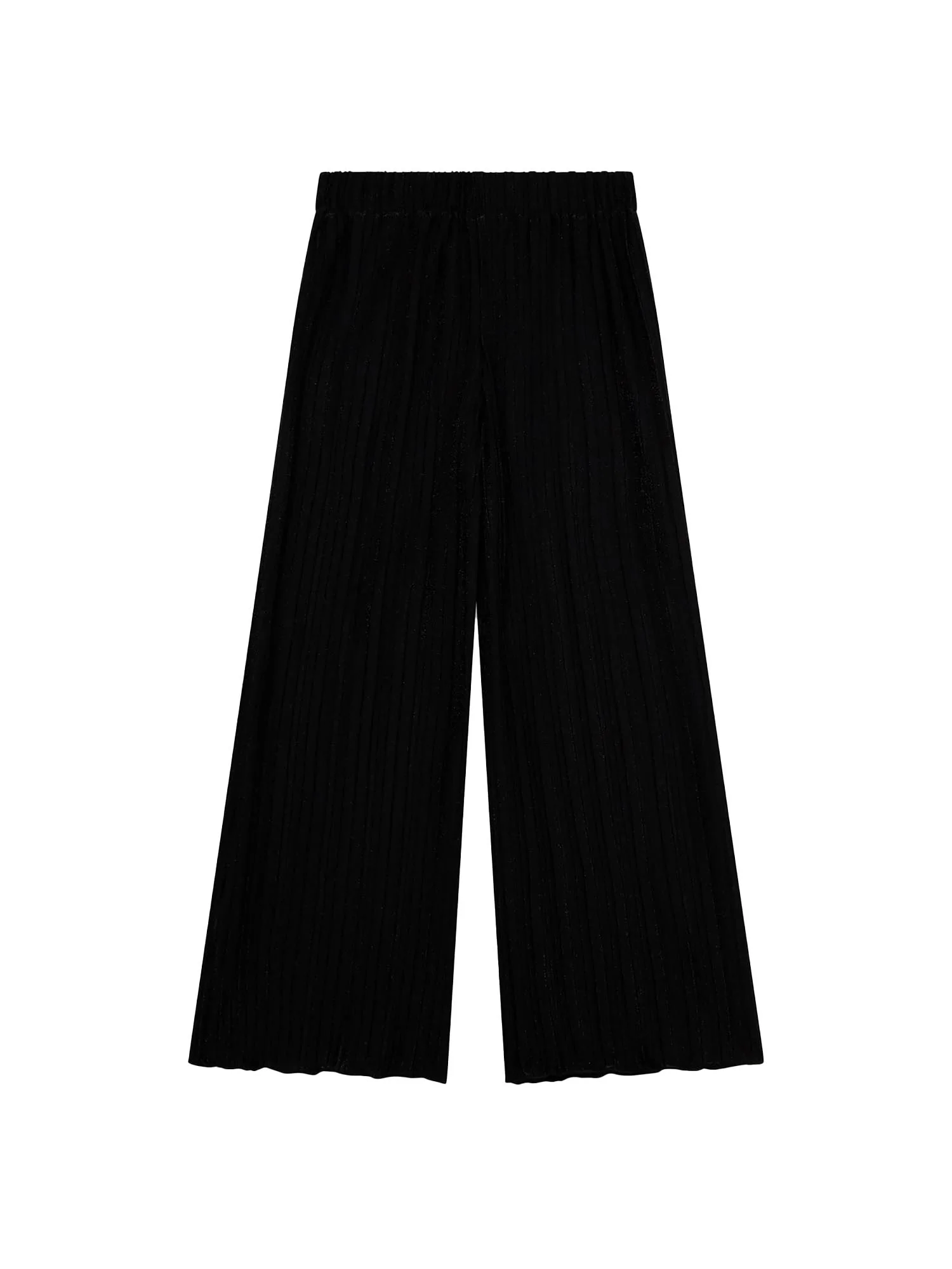 Pantalone Guess Ragazza a palazzo knit lurex nero - Image 2