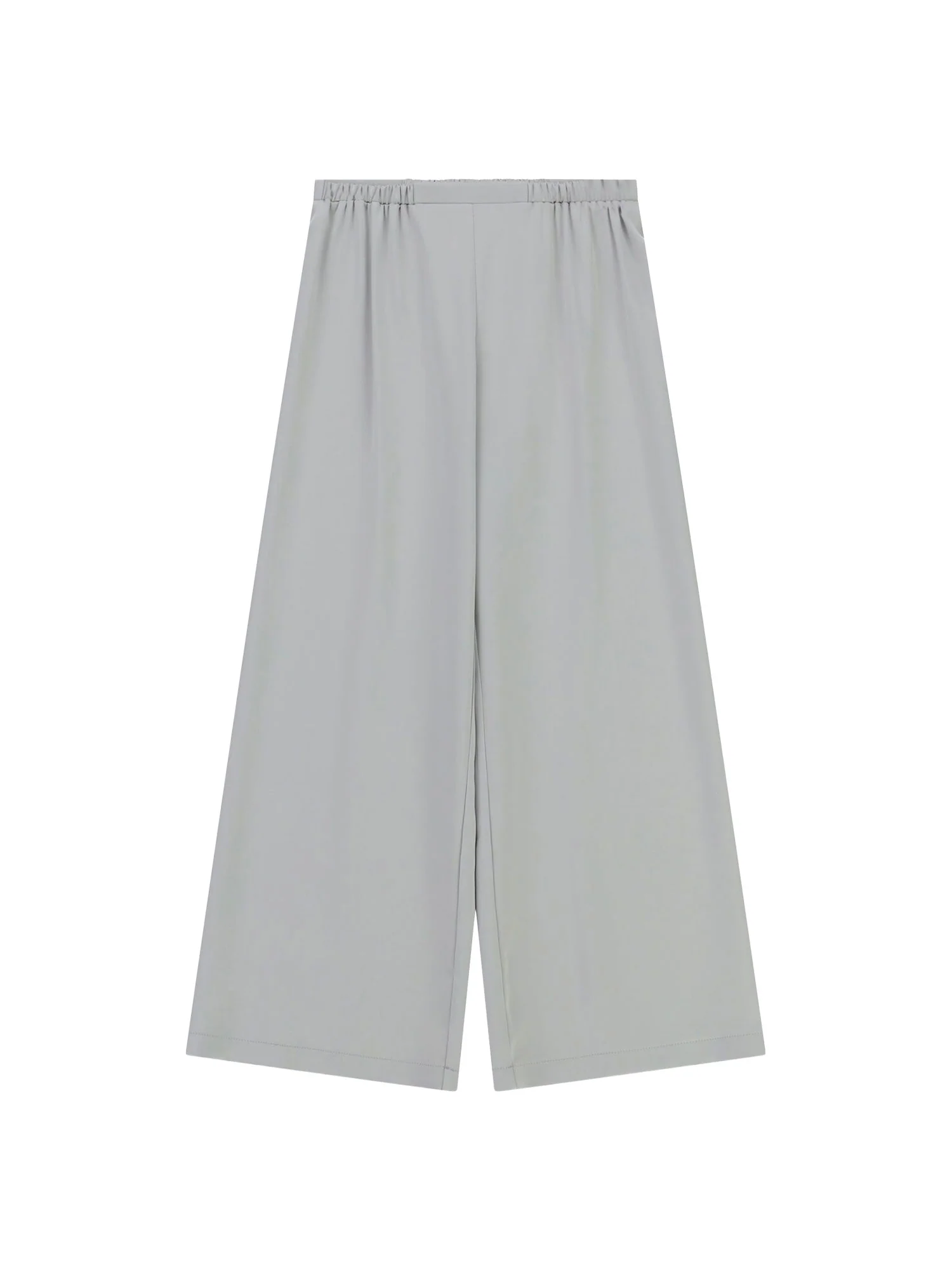 Pantalone Imperial Donna palazzo satin Perla - Image 3