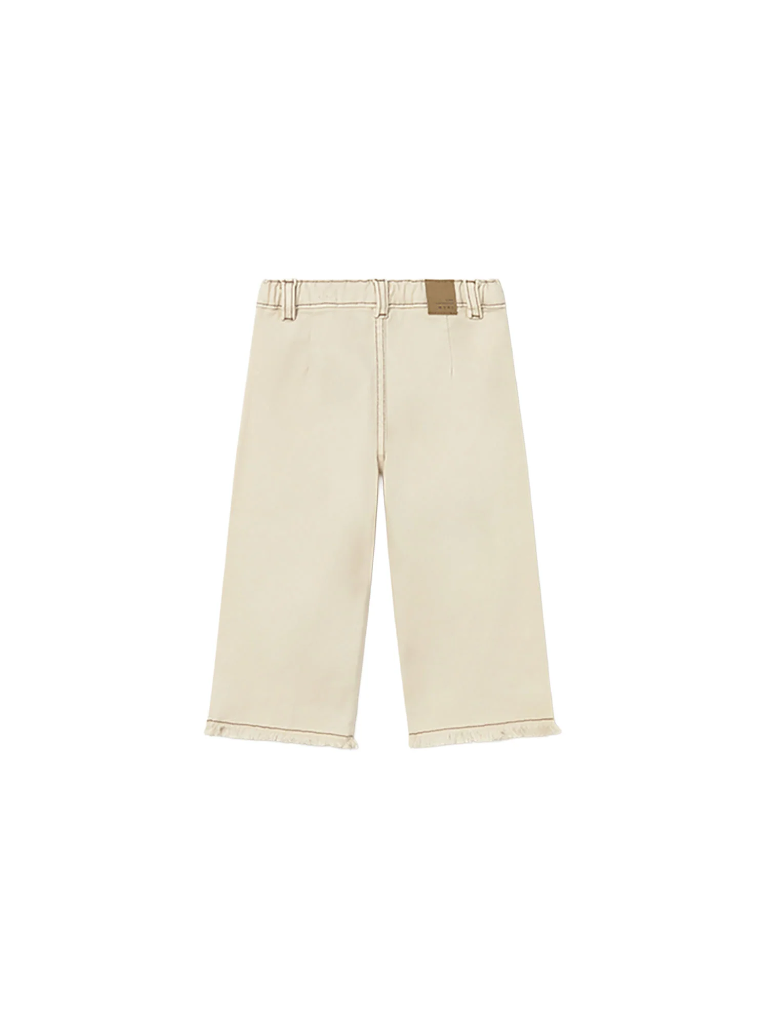 Pantalone Mayoral Bambina a palazzo stretch cecio - Image 2
