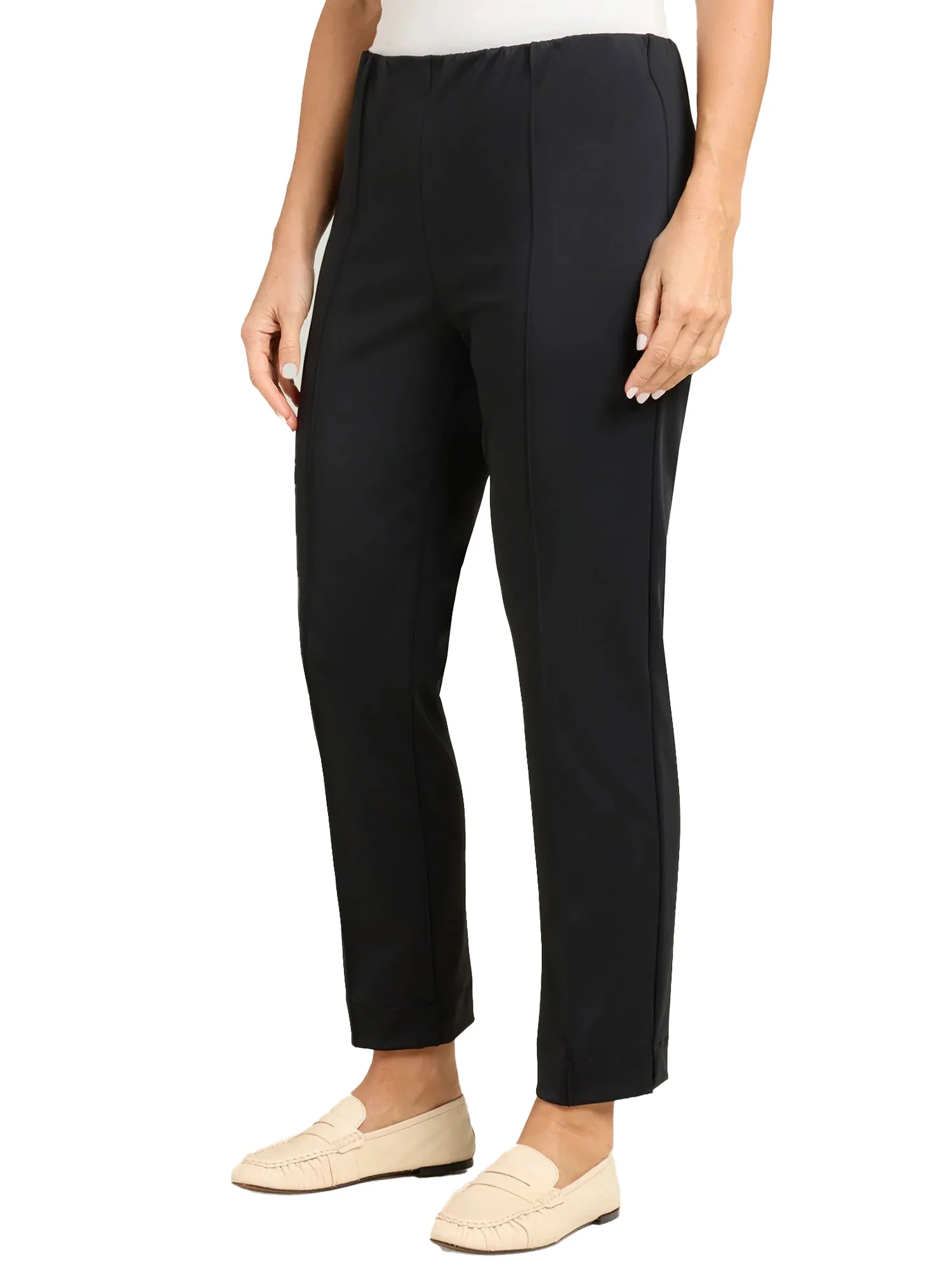 Pantalone Luisa Viola donna Pull-on Tecnostretch nero