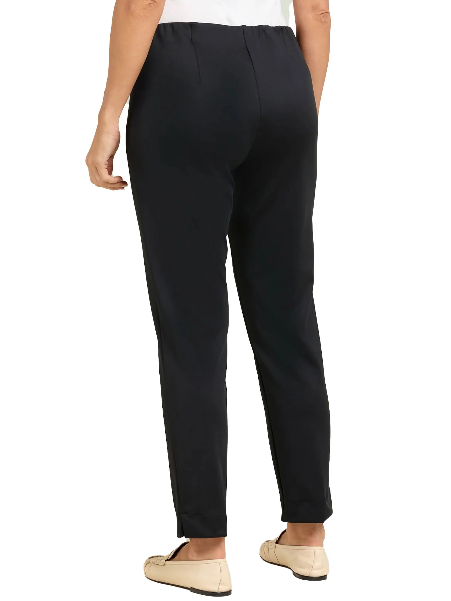 Pantalone Luisa Viola donna Pull-on Tecnostretch nero - Image 2