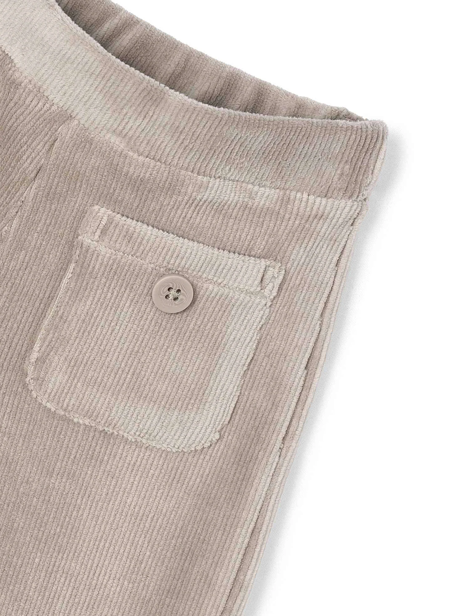 Pantalone velluto a costine bambina sabbia - Image 3