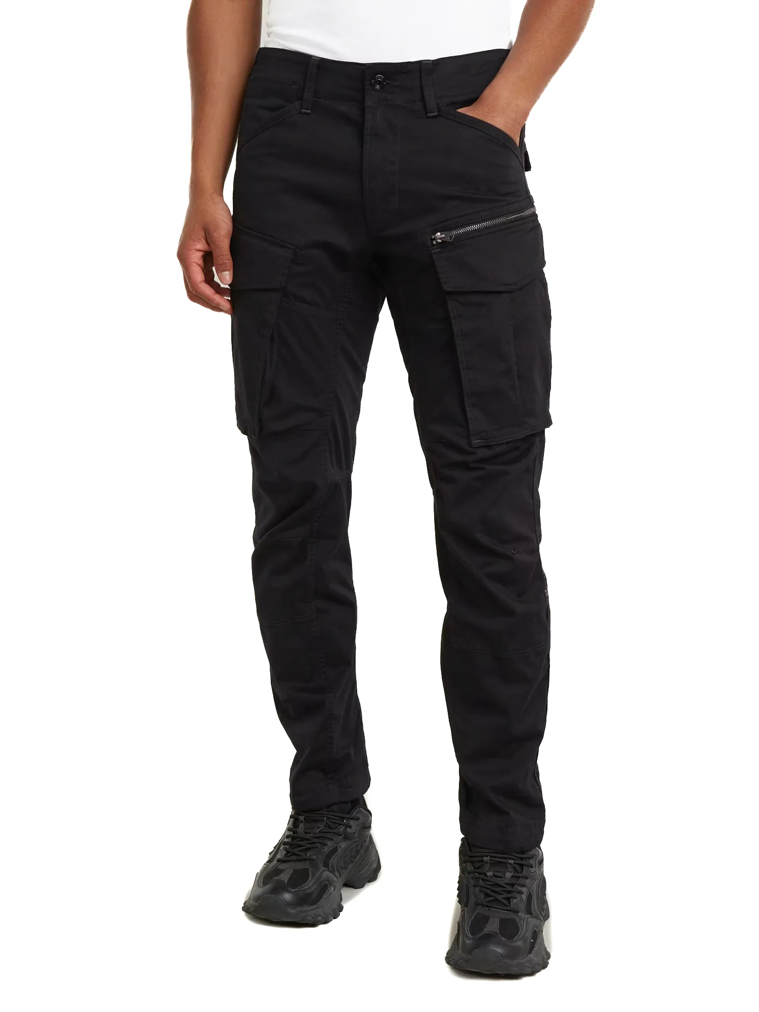 Pantalone Rovic zip 3D regular nero