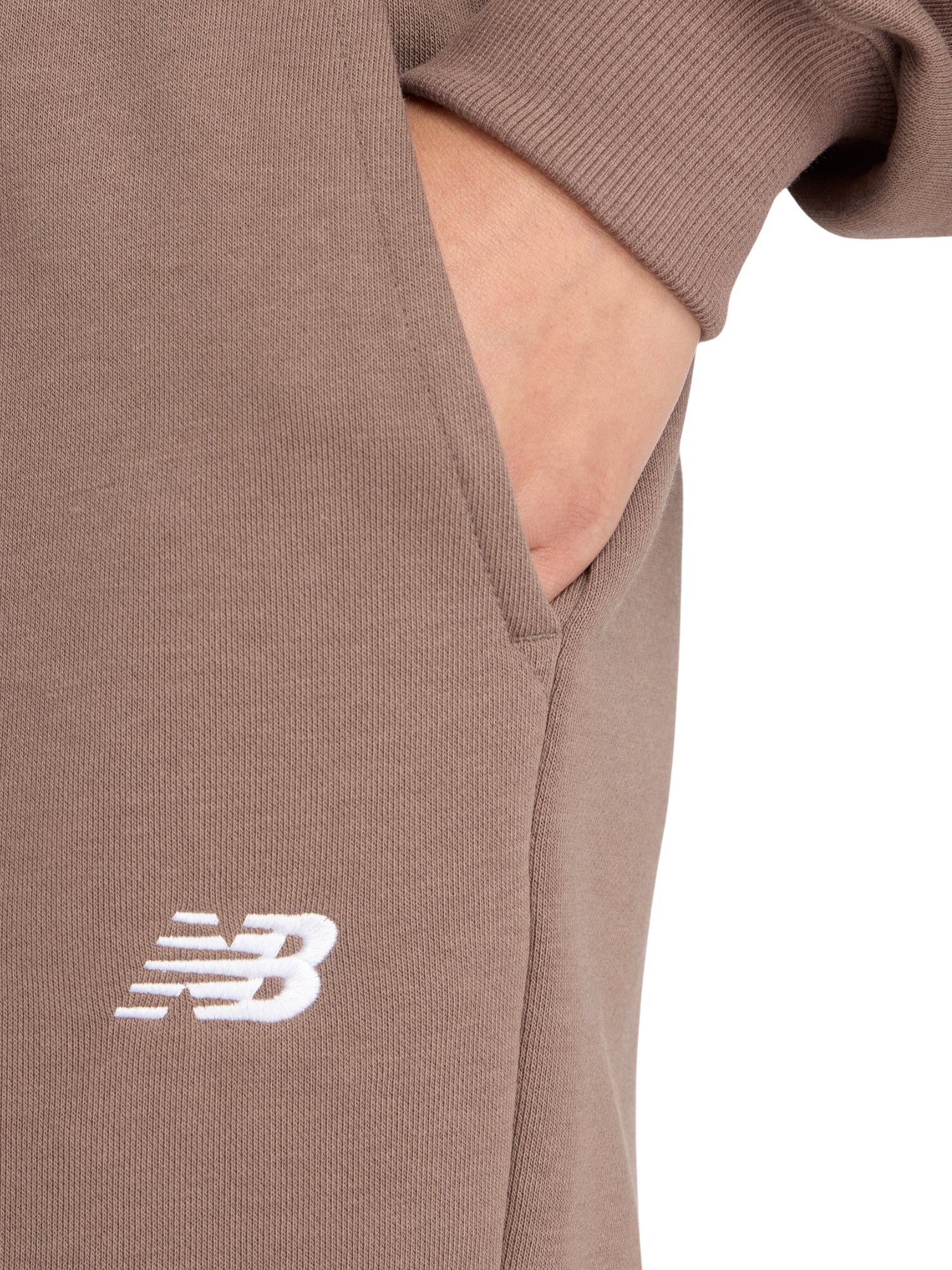 Pantalone sportivo New Balance da donna ess french terry moro - Image 3