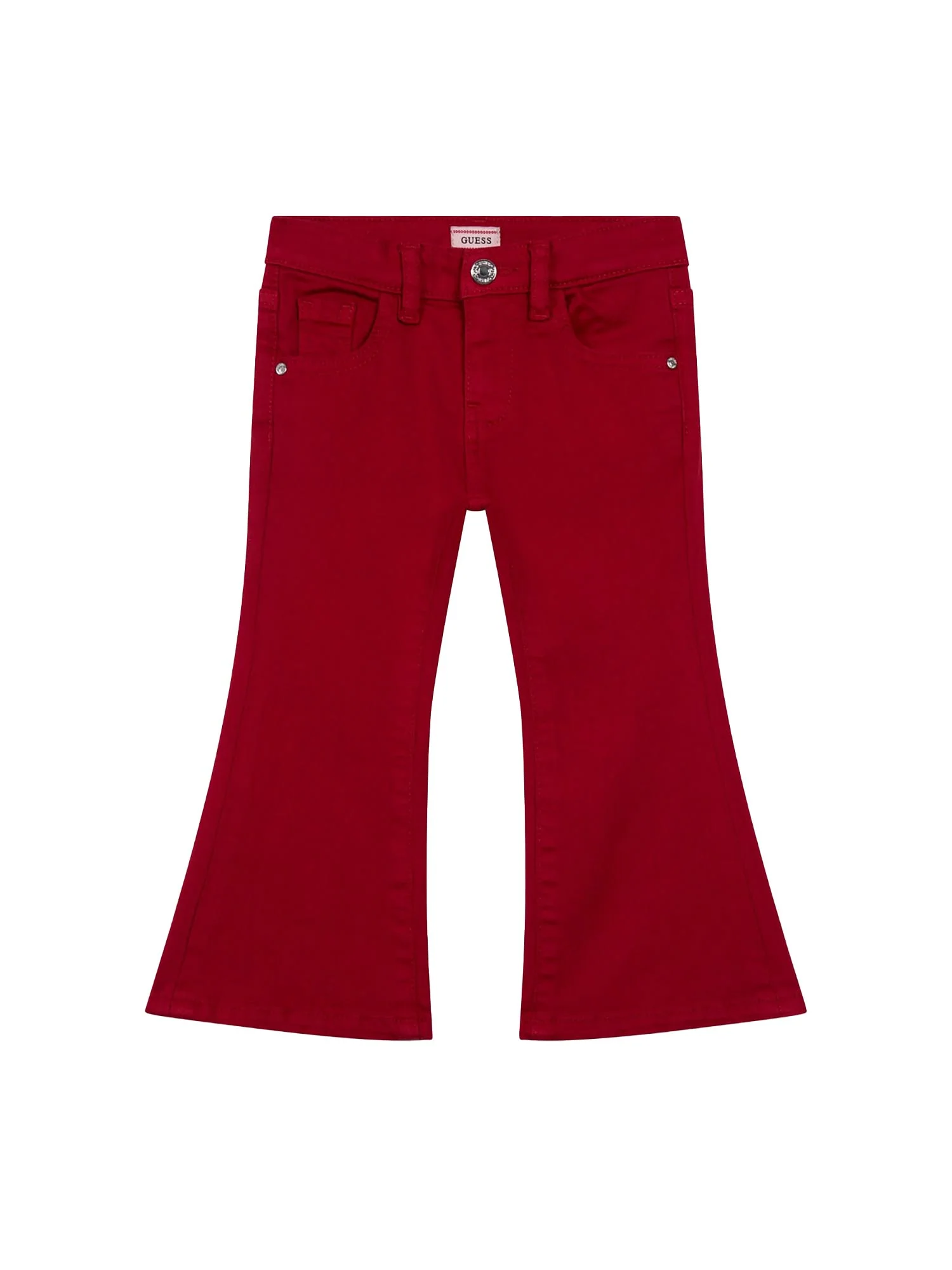 Pantalone Guess Bambina strech denim color rosso