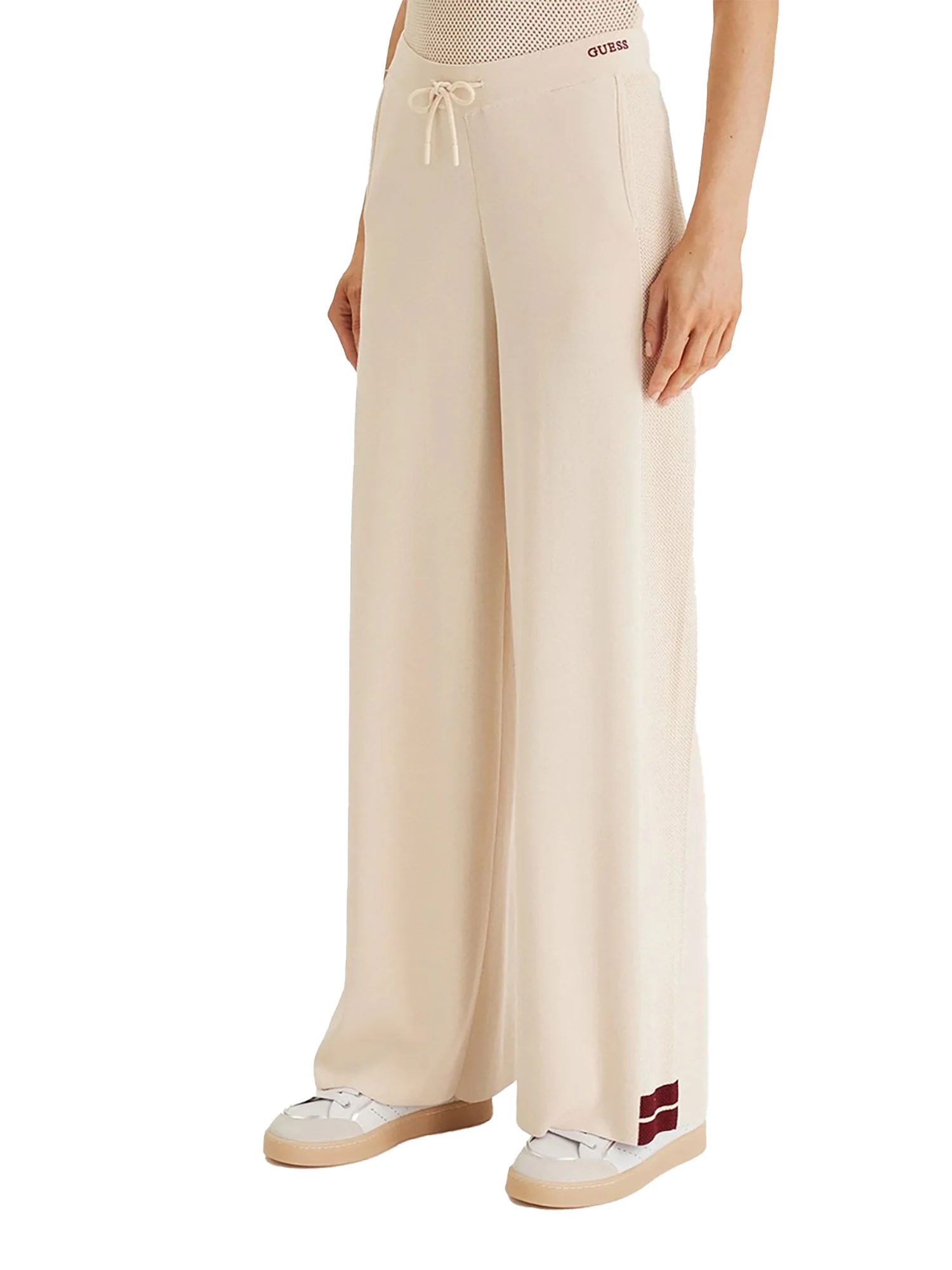 Pantalone Guess Donna straight gabry sheep wool