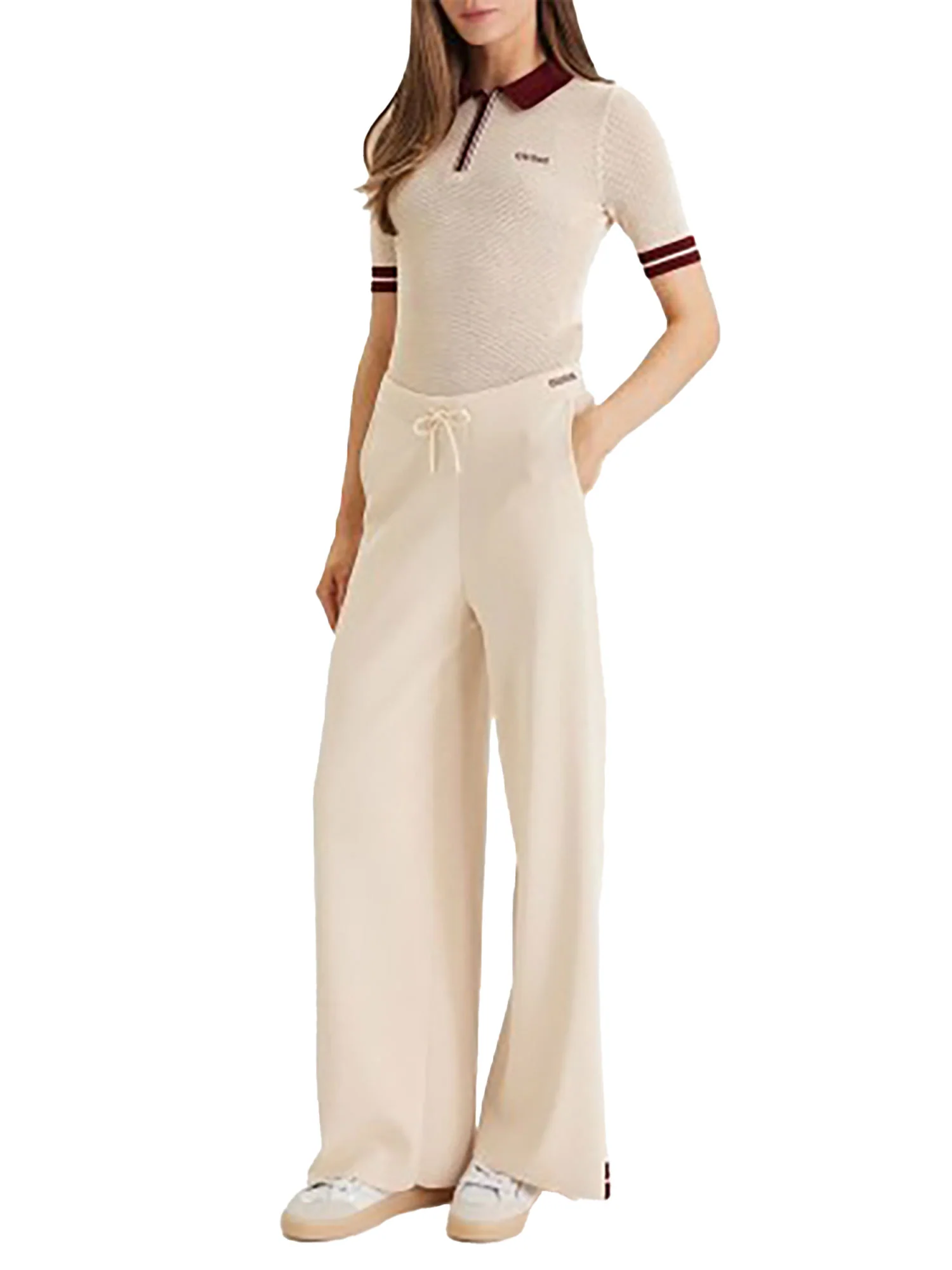 Pantalone Guess Donna straight gabry sheep wool - Image 4