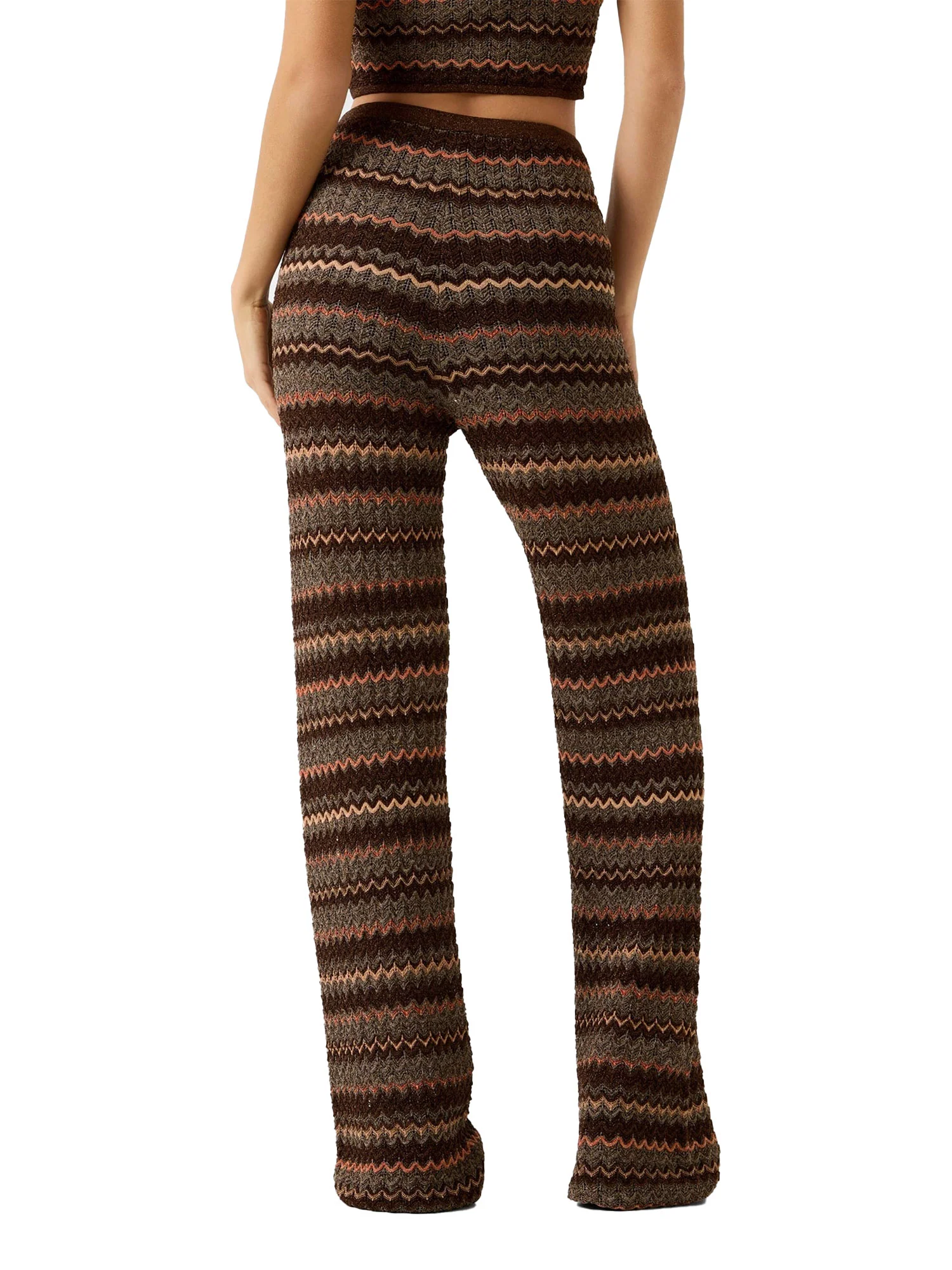 Pantalone Guess by Marciano donna Suki sweater moro/oro - Image 2