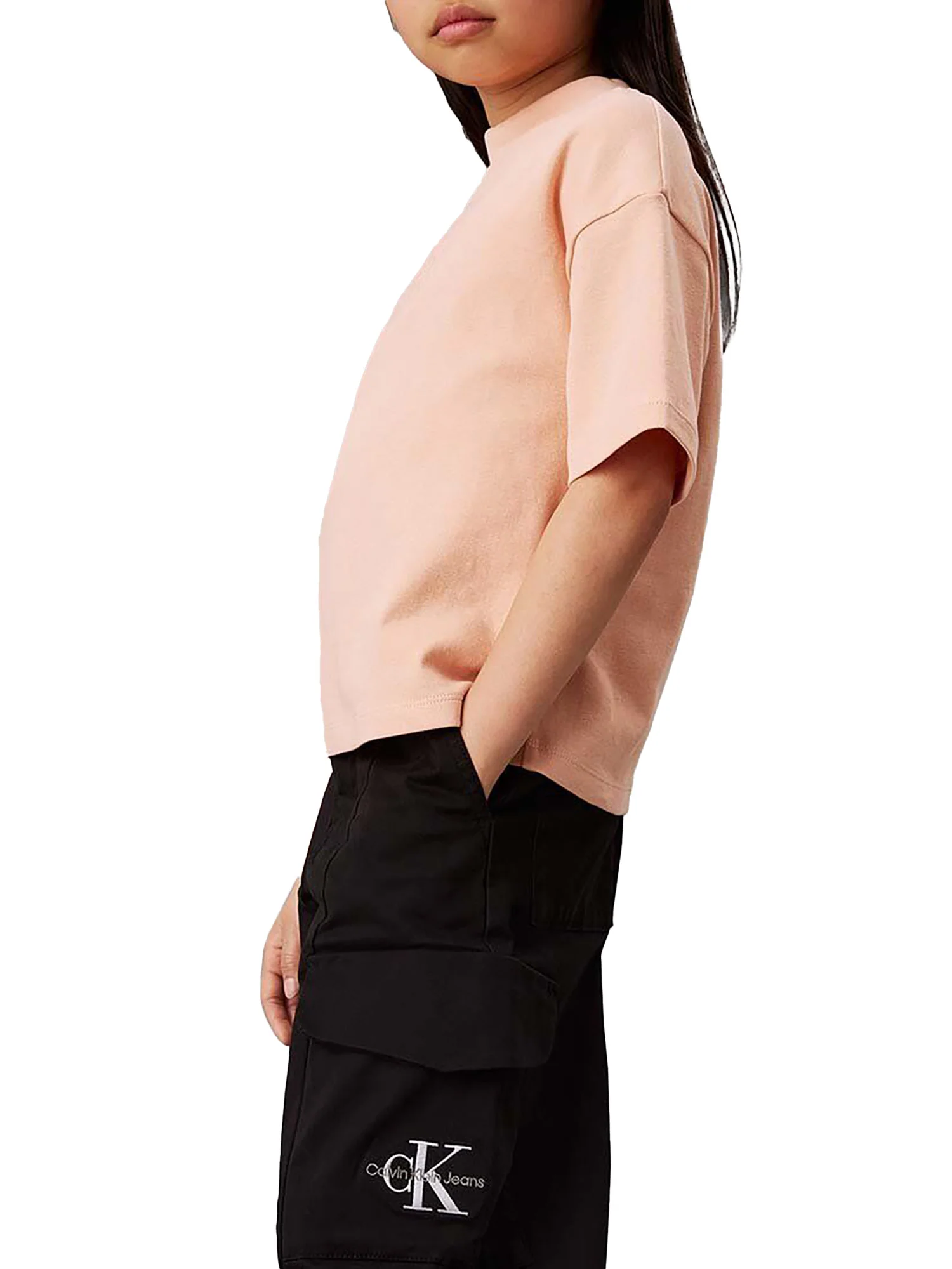 Pantalone teen cargo utility nero - Image 4