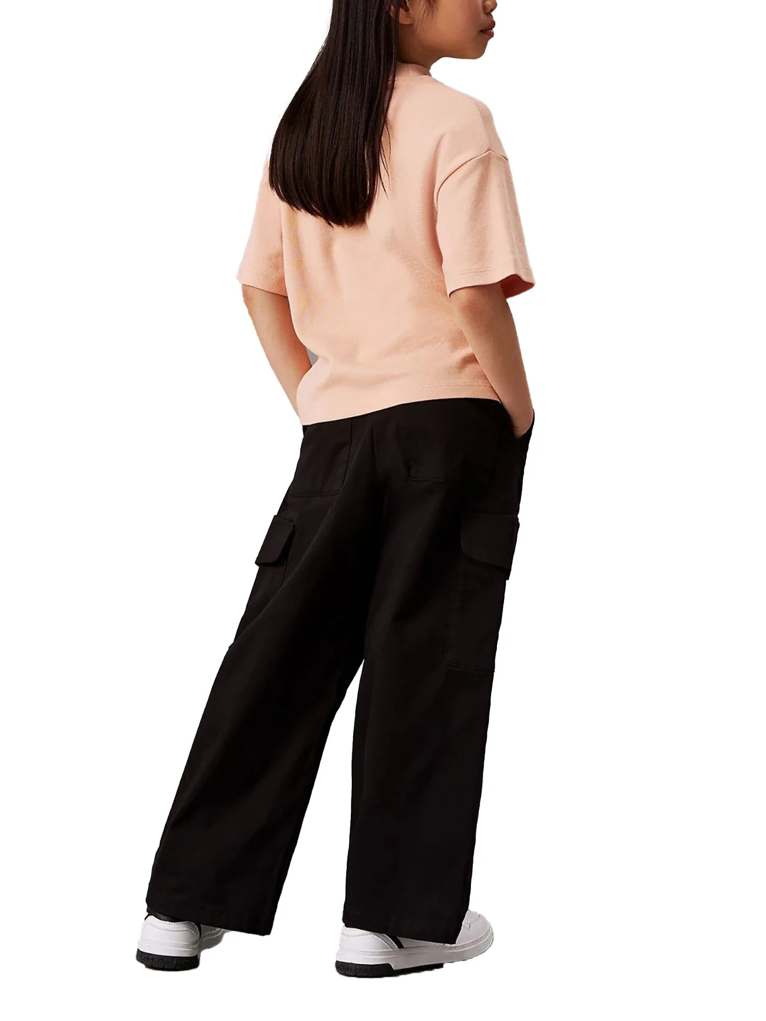 Pantalone teen cargo utility nero - Image 3