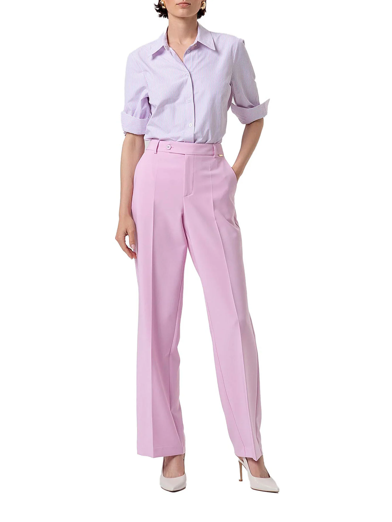 Pantalone Fracomina Donna tasche america comfort rosa
