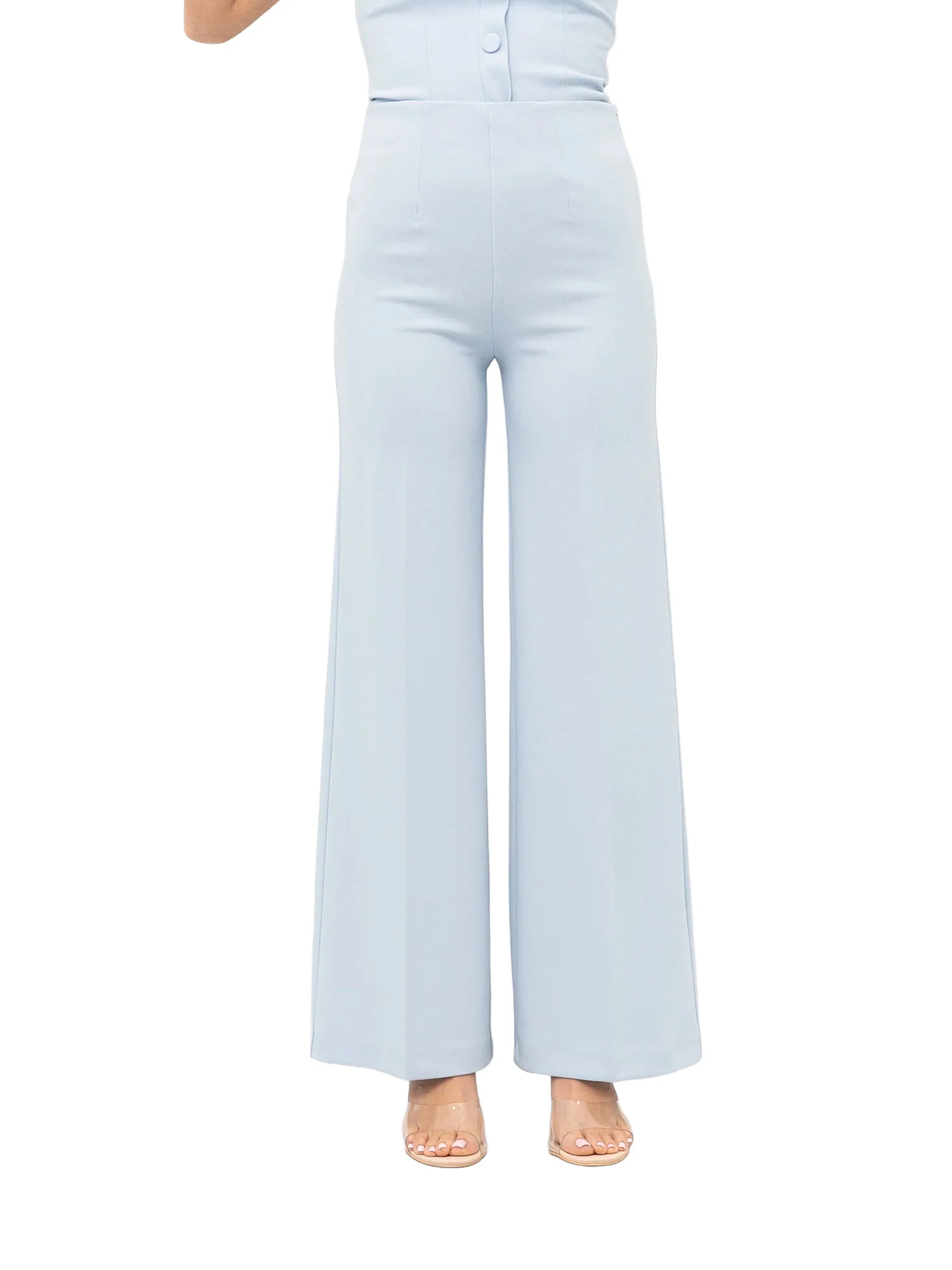 Pantalone Vicolo donna Vita alta azzurro