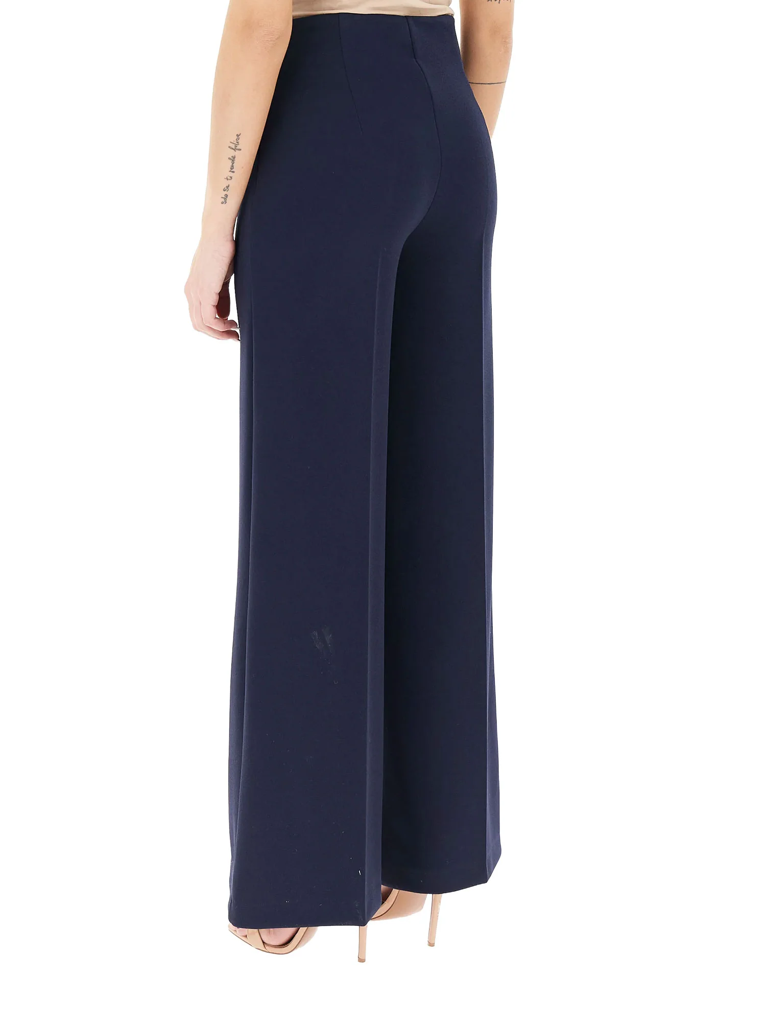 Pantalone Vicolo donna Vita alta blu - Image 2