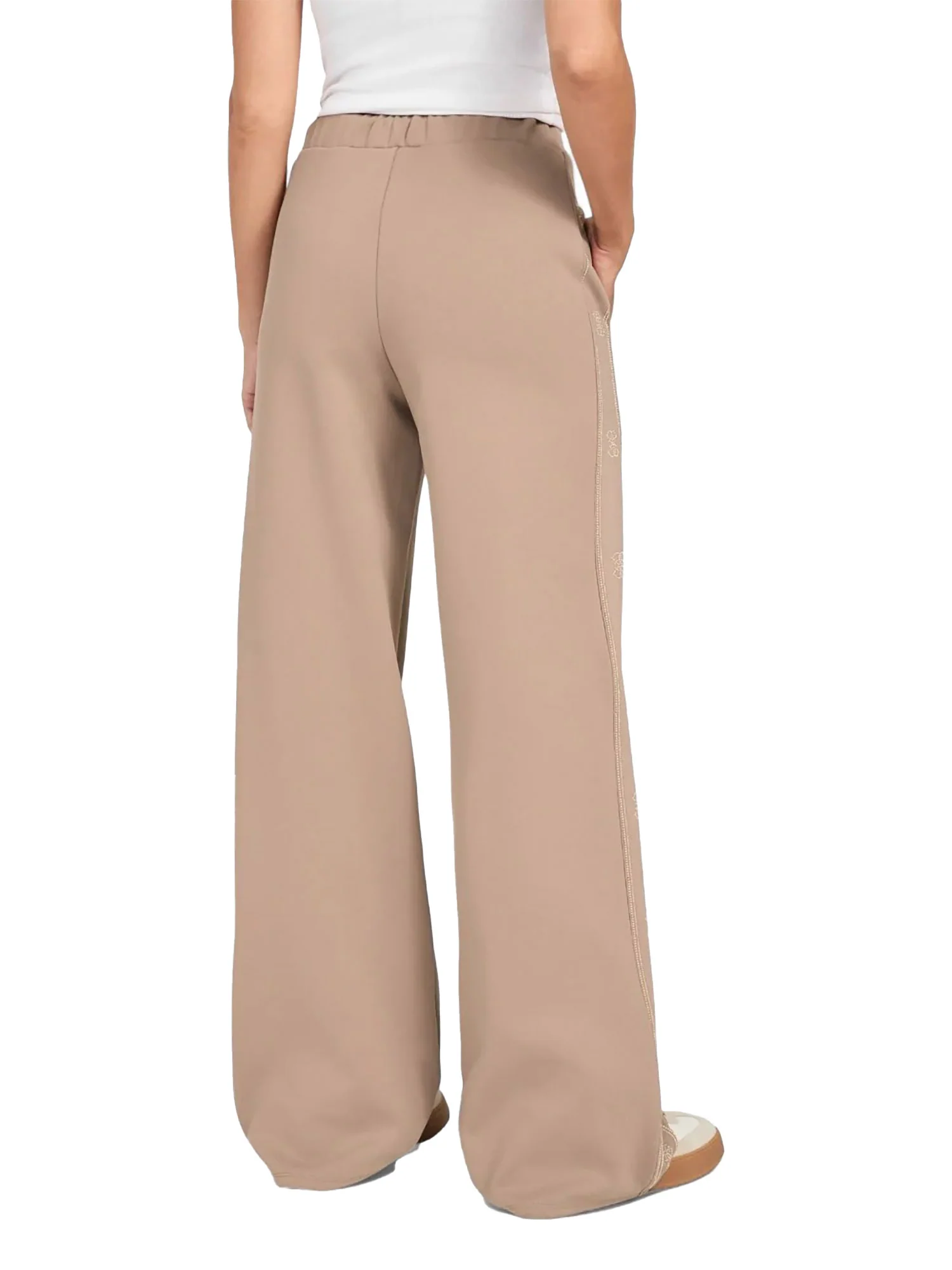 Pantalone Guess Donna wide leg octavia sabbia - Image 2