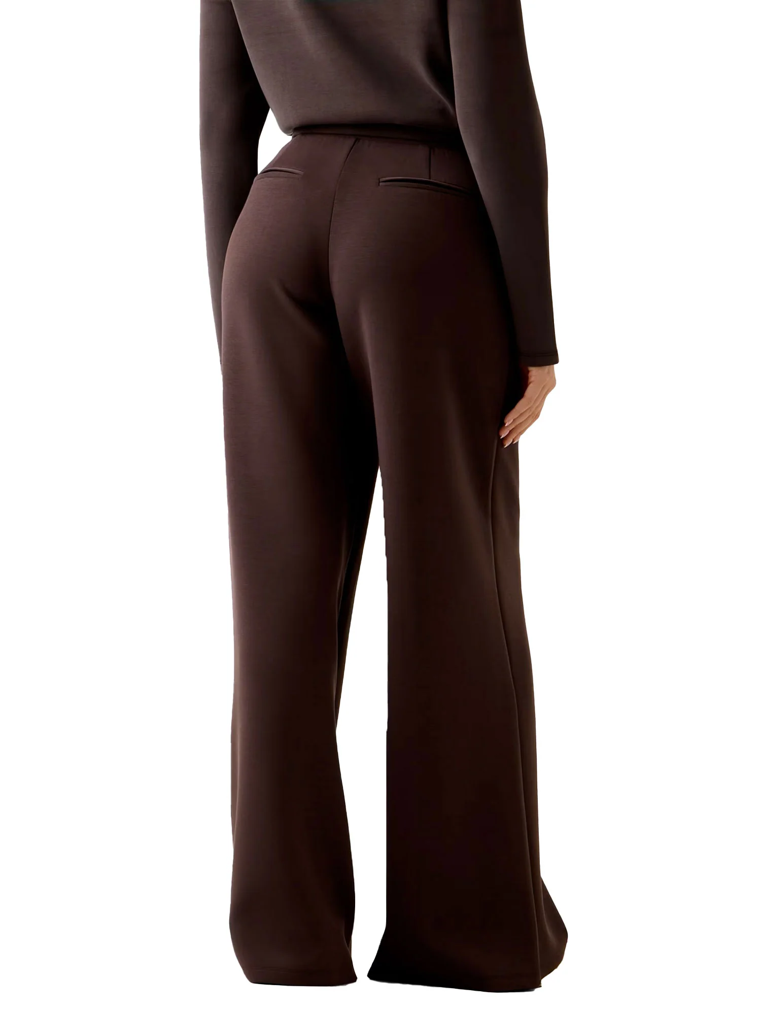 Pantalone Guess Donna wide leg olympe moro - Image 2