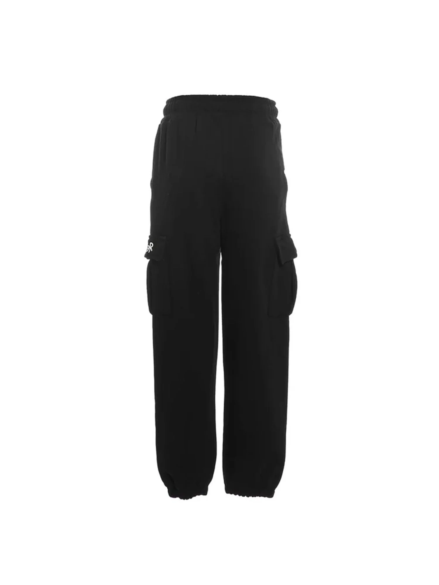 Pantalone tuta cargo nero - Image 2