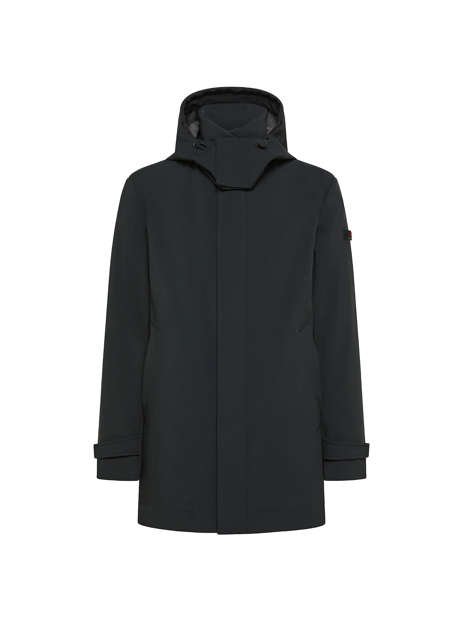 Parka Groff in tessuto tecnico nero