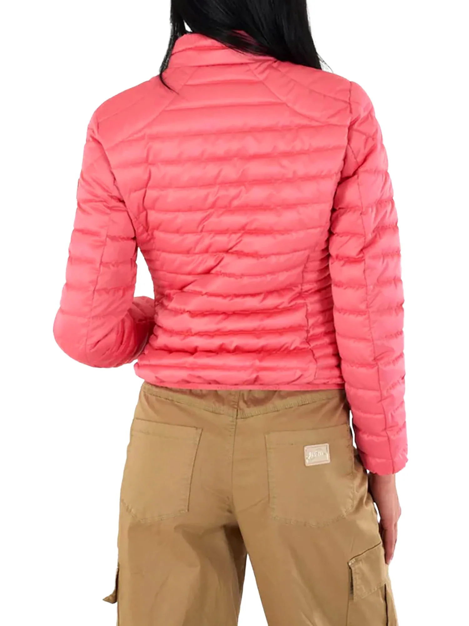 Piumino Yes Zee donna Zip Capp. 100 gr. Corallo - Image 2
