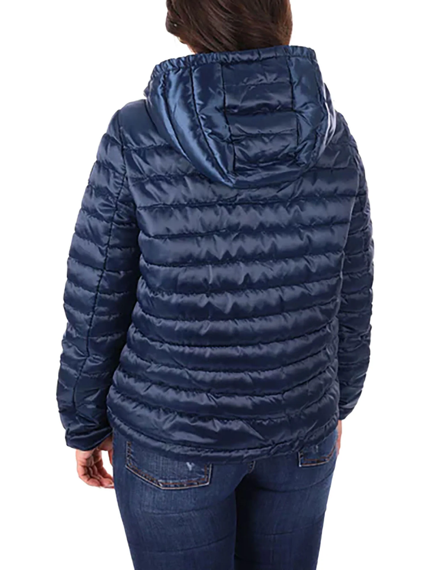 Piumino Yes Zee donna Zip Capp. 100 gr. blu - Image 2
