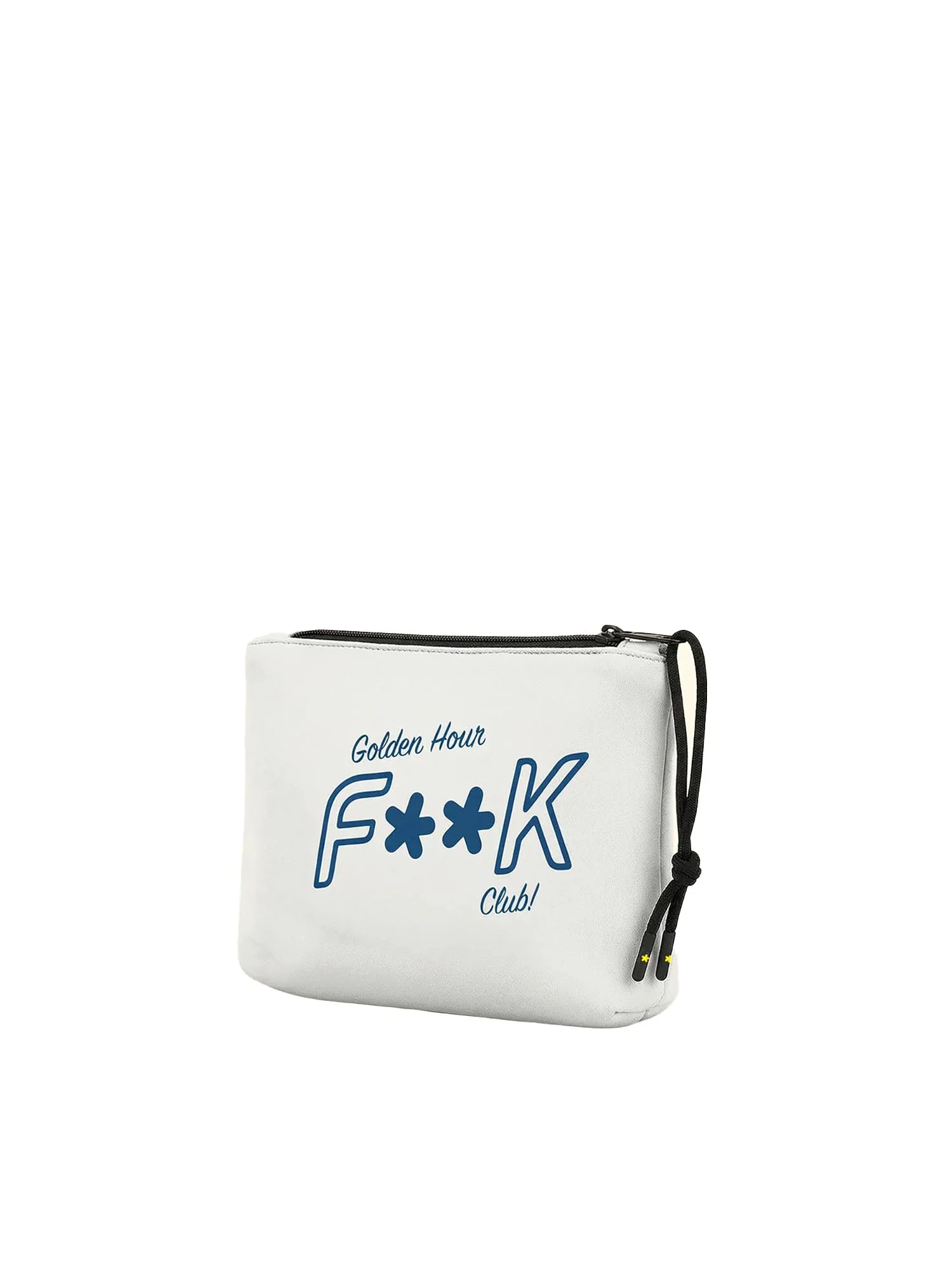 Pochette mare F**K uomo neoprene bianco