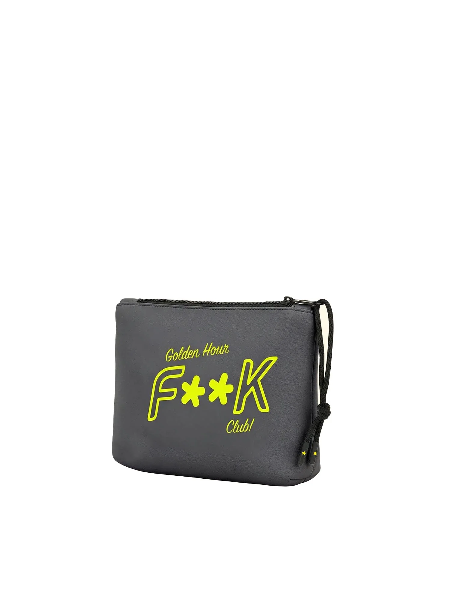 Pochette mare F**K uomo neoprene grigio